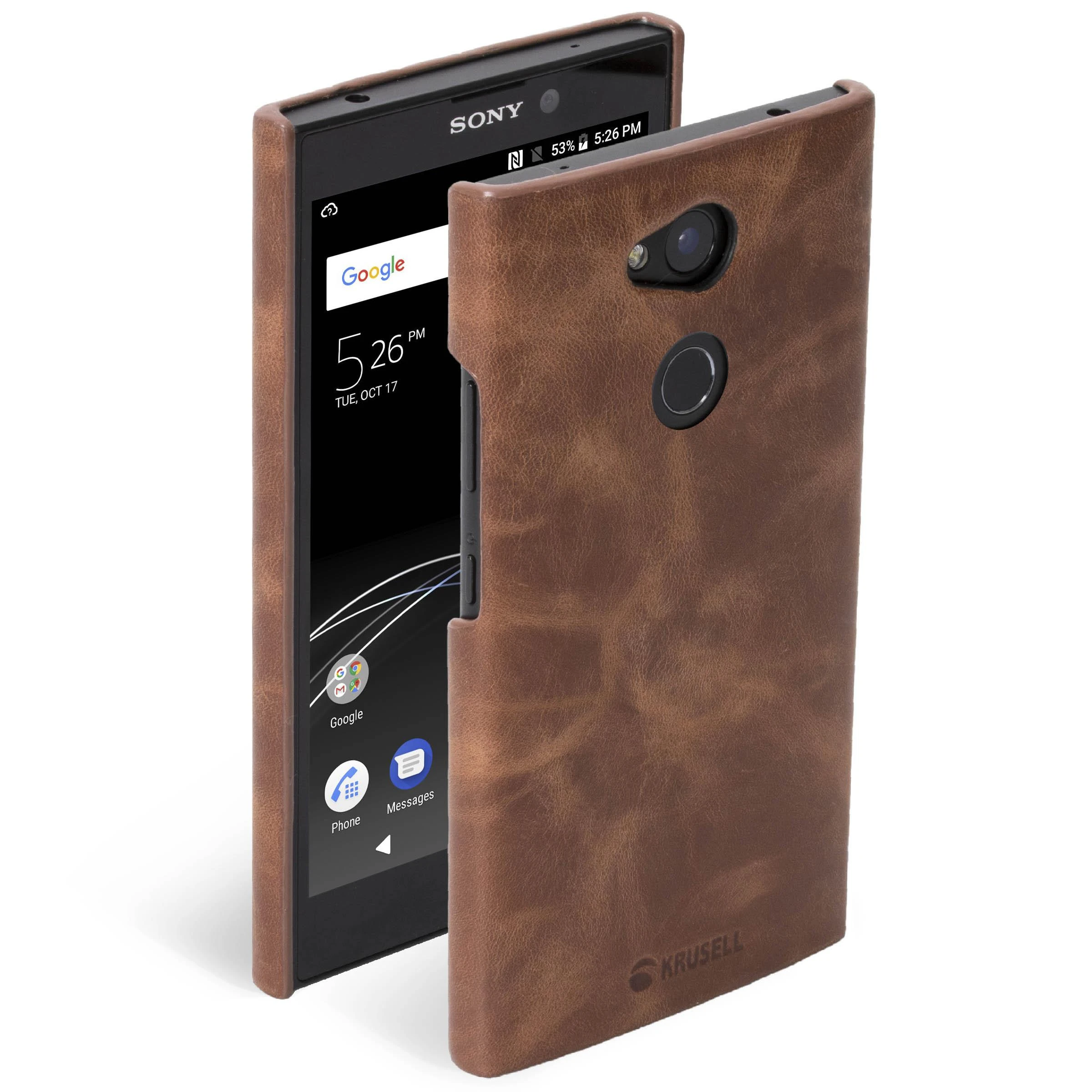 Dėklas Krusell Sunne Cover Sony Xperia L2 vintage cognac