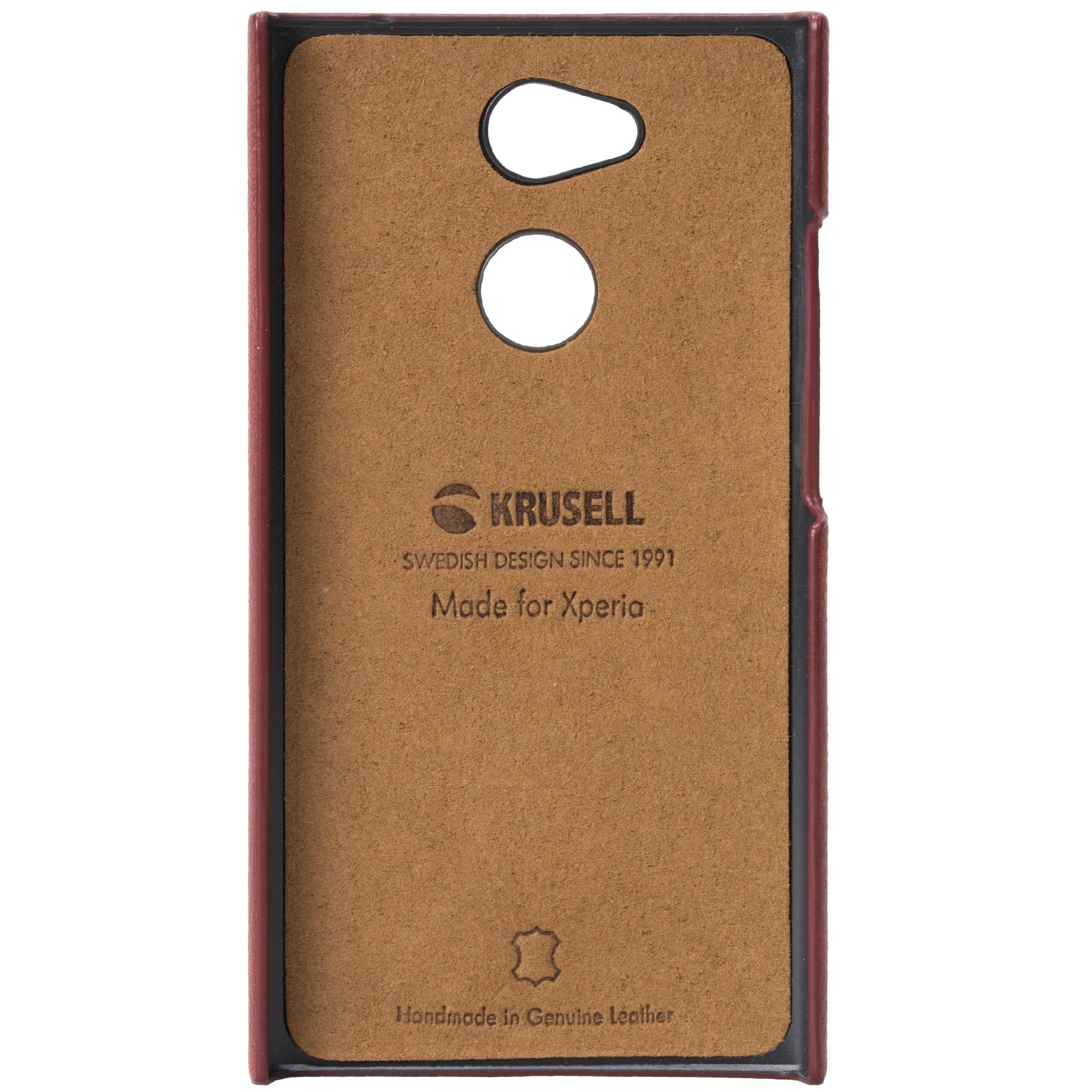 Raudonas telefono dėklas Krusell Sunne Cover Sony Xperia L2