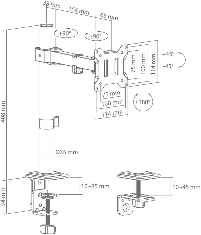 Sbox LCD-351/1-3 (17-32/10kg/100x100)