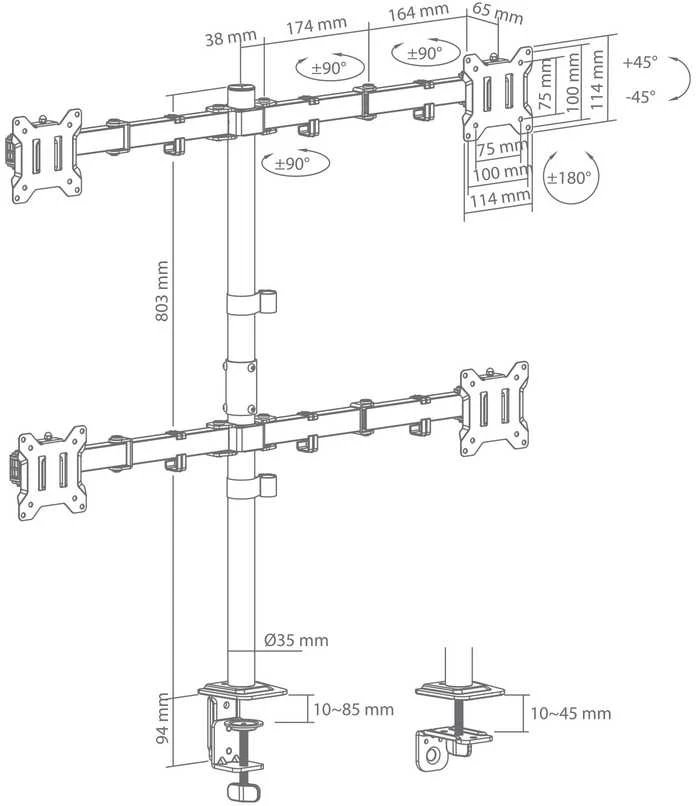 Sbox LCD-352/4-3 (17-32/4x10kg/100x100)