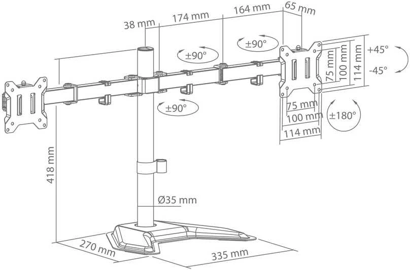 Sbox LCD-F024-3 (17-32/2x10kg/100x100)