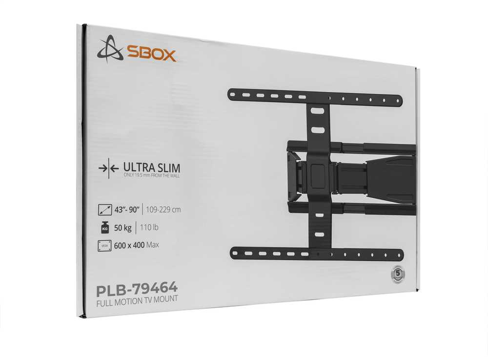 Laikiklis Sbox PLB-79464 (43-90/50kg/600x400)