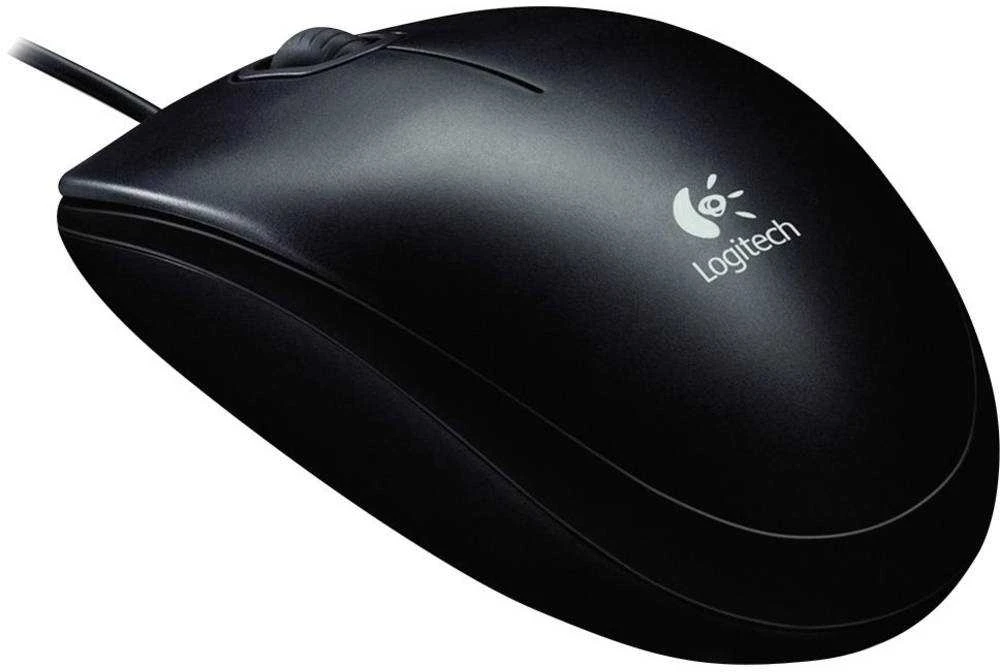 Pelė Logitech B100, Juoda