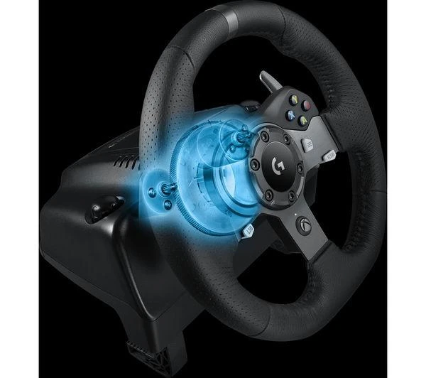 Logitech G920 Driving Force žaidimų vairas skirtas Xbox One ir PC su pedalais