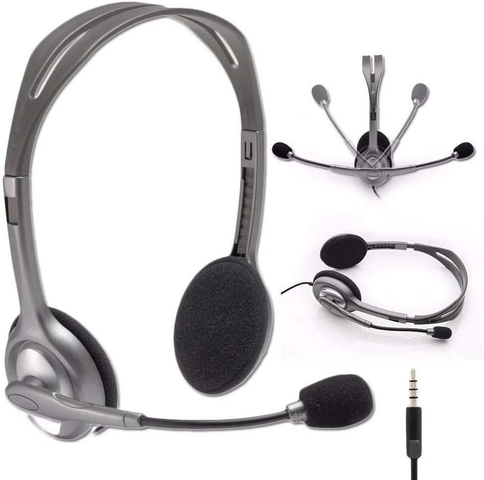 Logitech | LGT-H110 | Stereo ausinės | Juodas, Sidabrinis