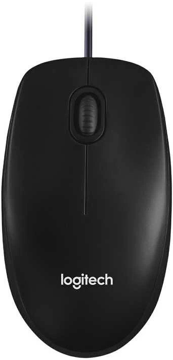 Logitech M100 Laidinė pelė USB-A 1000 DPI, Juoda