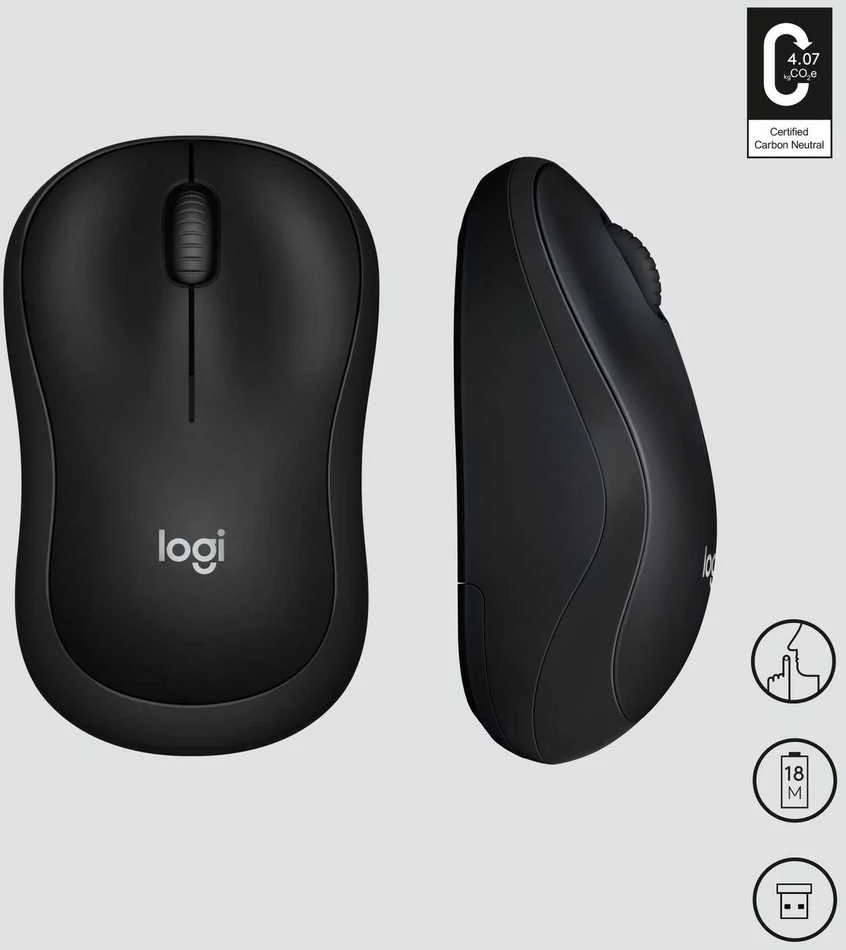 Belaidė pelė LOGITECH M220 Silent Juodai pilka