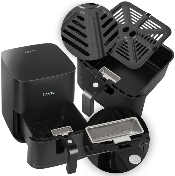 Lovio LVAF001BK PureFry 5L Juodas