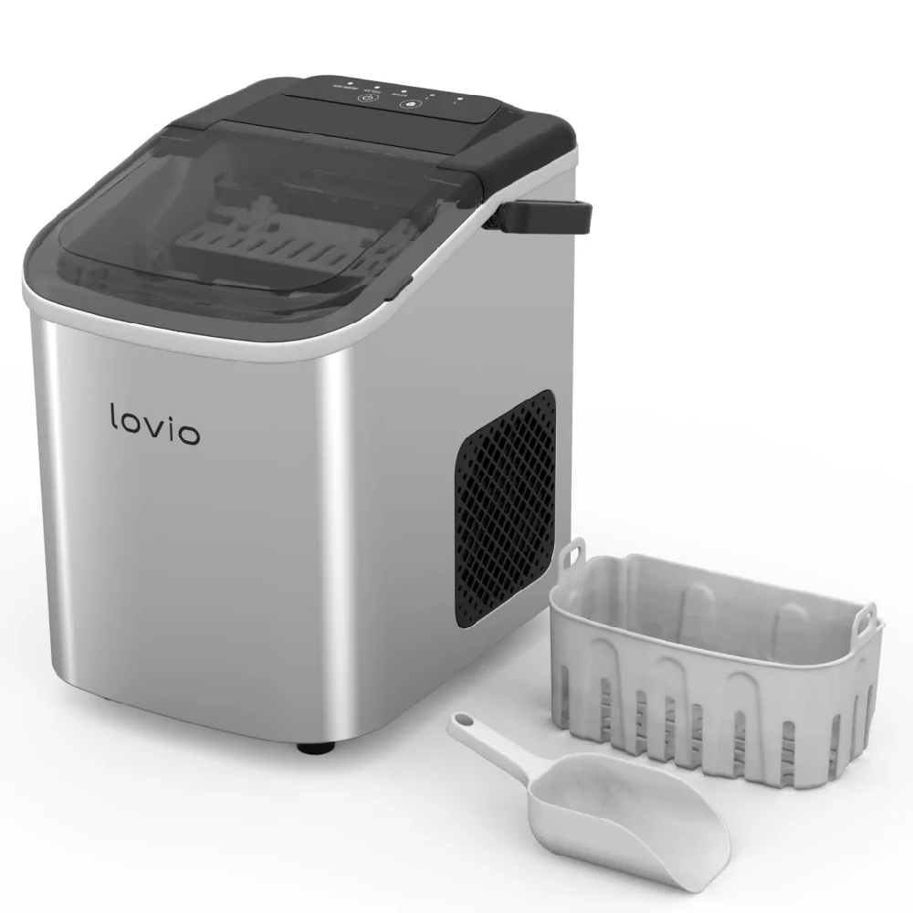 „Lovio LVIM001SL Crystal Ice“ namų ledo gaminimo aparatas