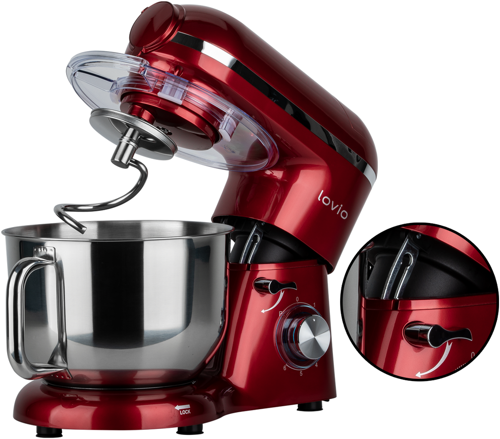 Virtuvinis kombainas Lovio LVSTM02PRD ChefAssistant Plus Raudona