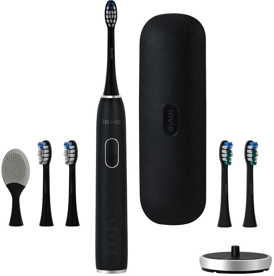 Lovio SonicProtect PRO szczoteczka elektrinė soniczna Juoda LVTB124BK