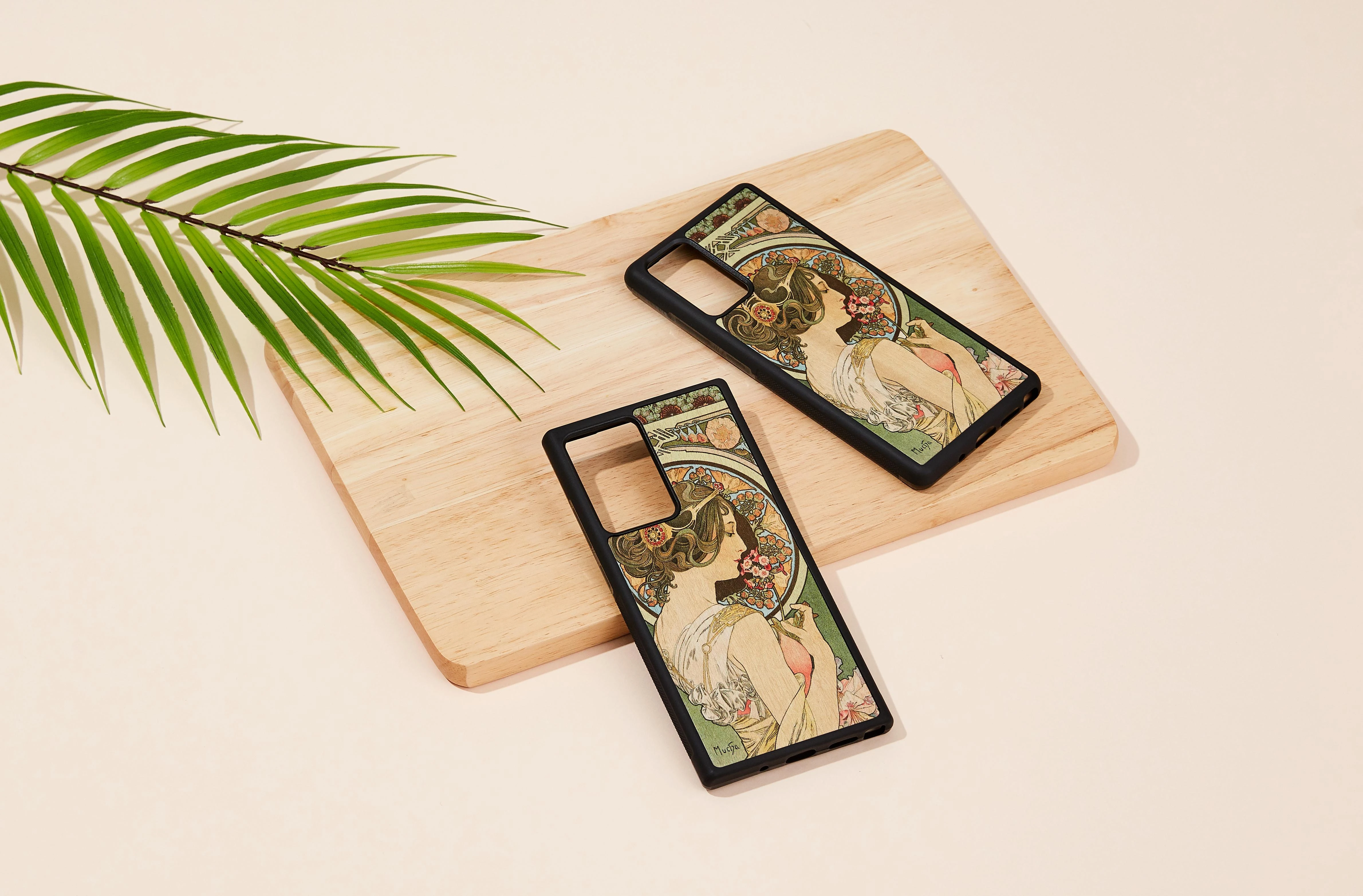 Dėklas MAN&WOOD case for Galaxy Note 20 Ultra primrose juodas
