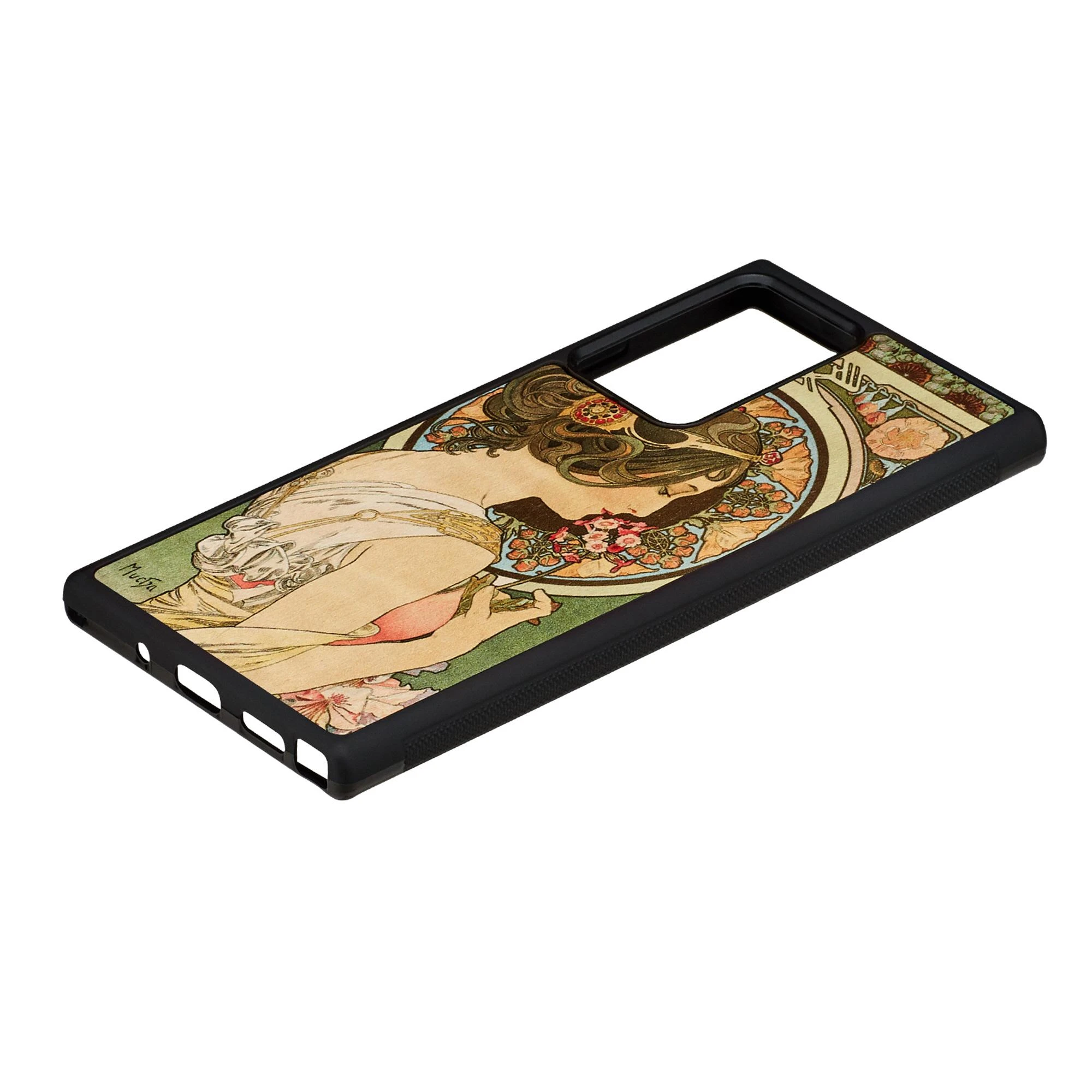 Dėklas MAN&WOOD case for Galaxy Note 20 Ultra primrose juodas