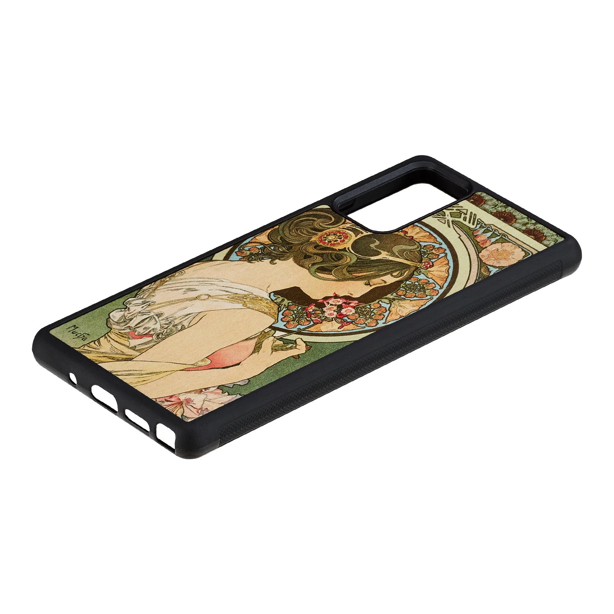 Dėklas MAN&WOOD case for Galaxy Note 20 primrose juodas