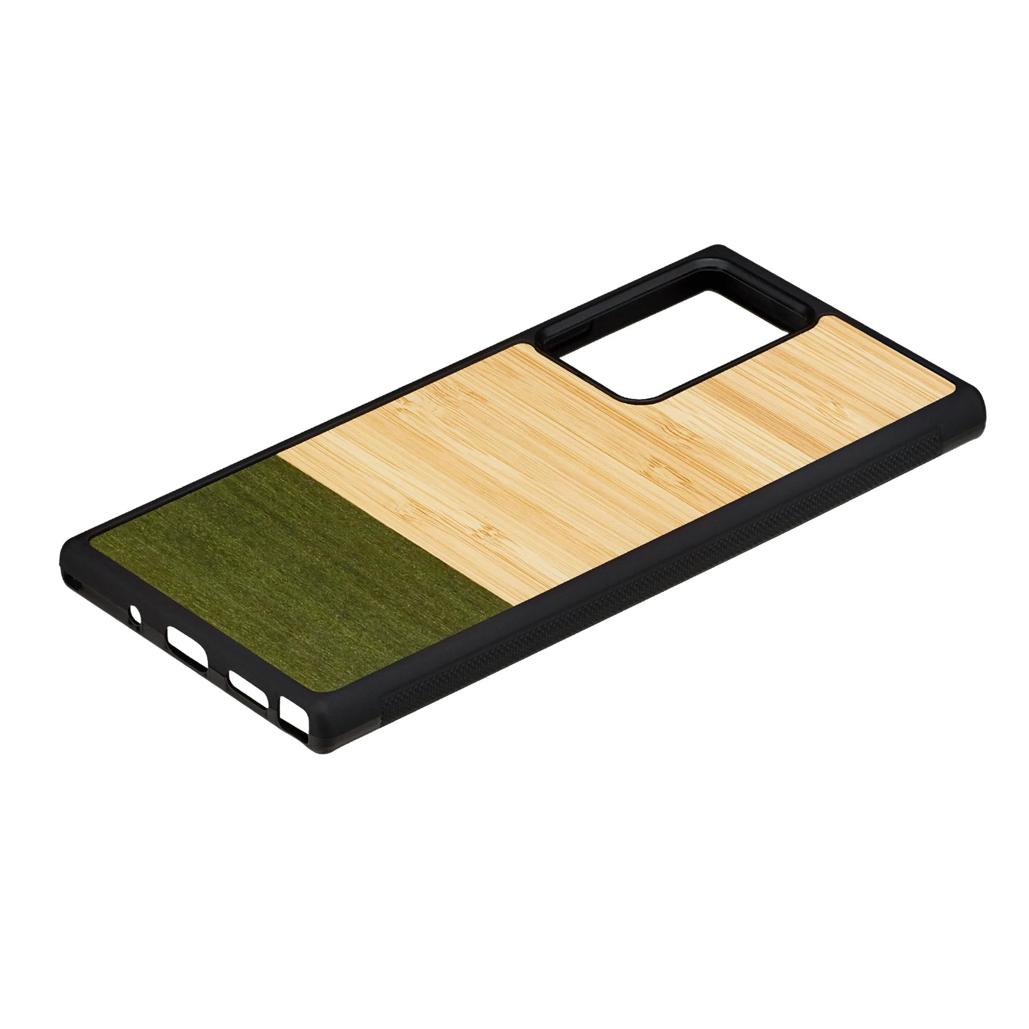 MAN&WOOD dėklas skirtas Galaxy Note 20 Ultra bamboo skirtasest juodos spalvos