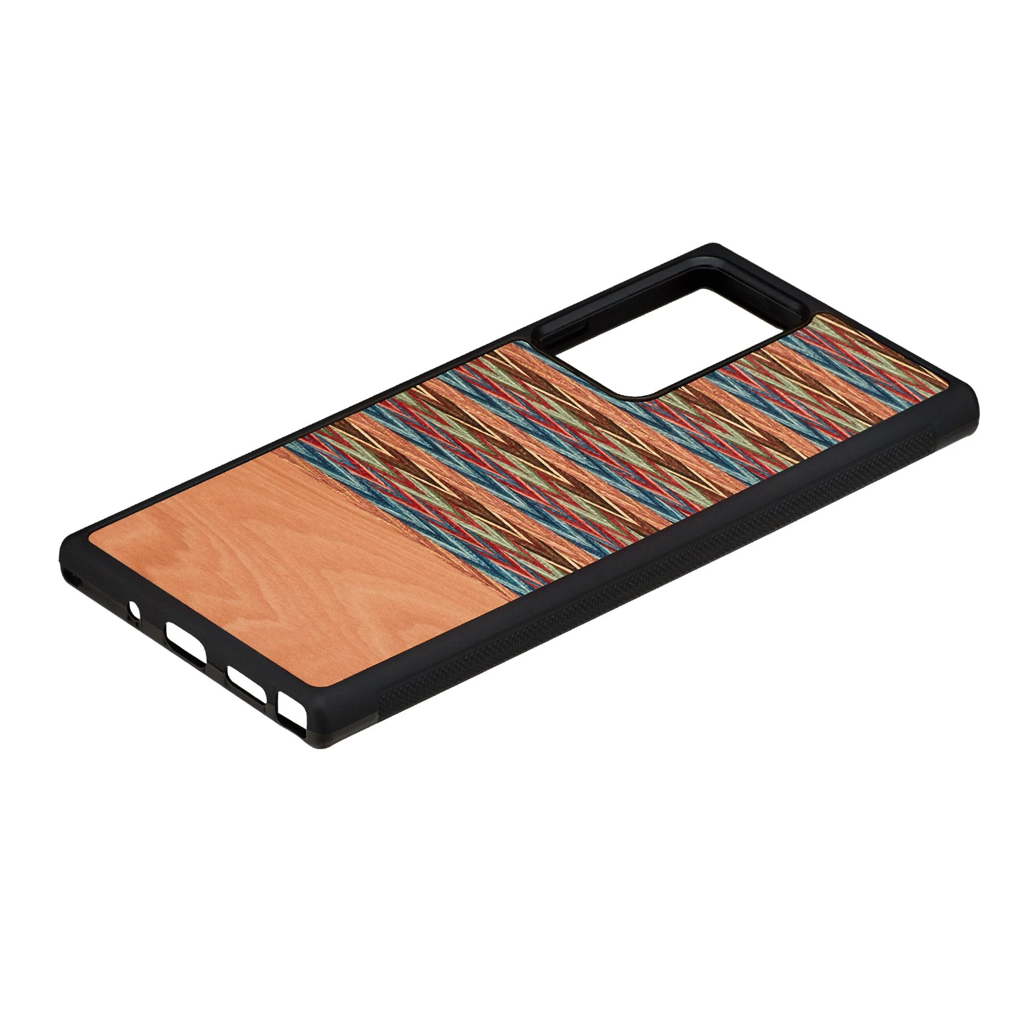 MAN&WOOD dėklas skirtas Galaxy Note 20 Ultra browny check juodos spalvos