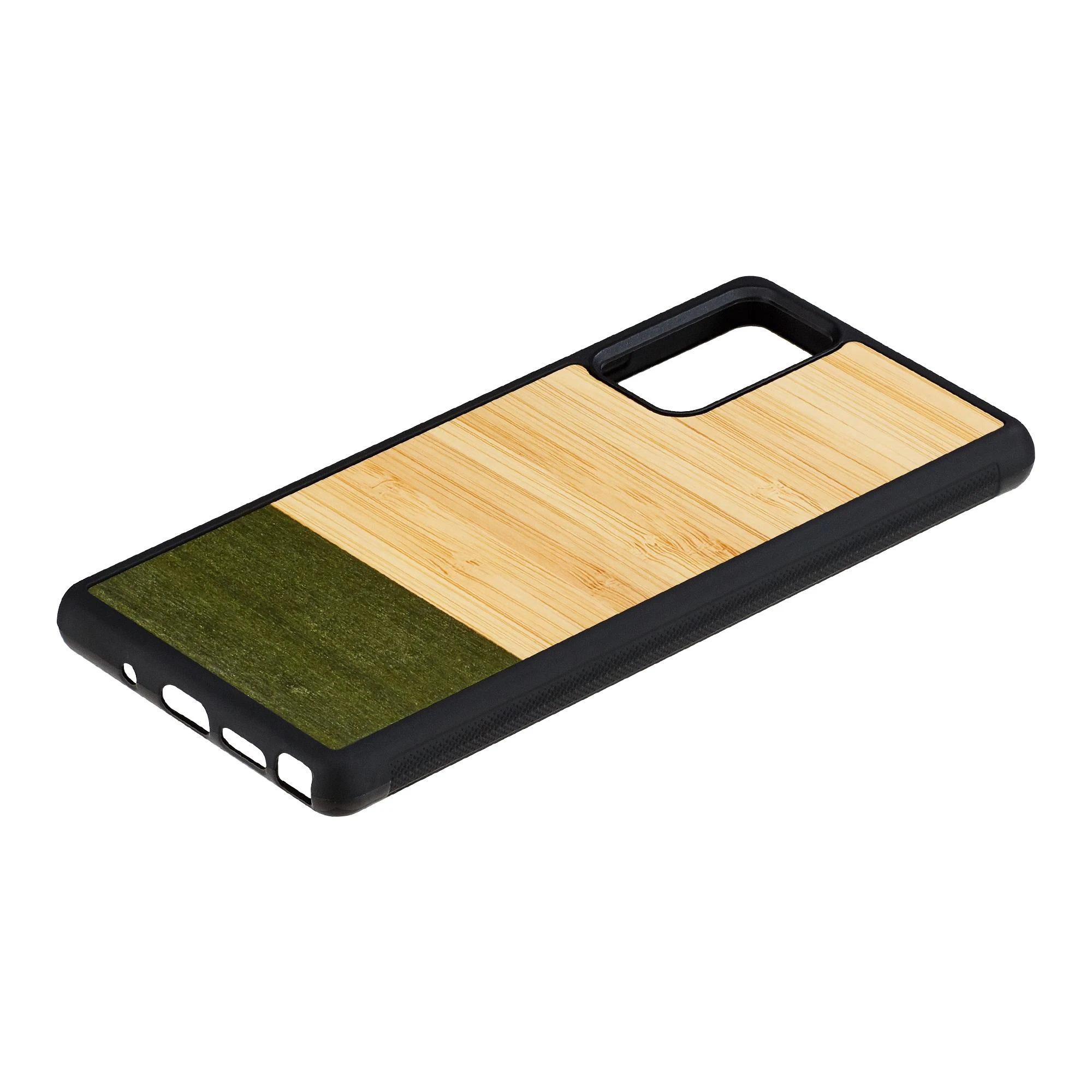 MAN&WOOD dėklas skirtas Galaxy Note 20 bamboo skirtasest juodos spalvos
