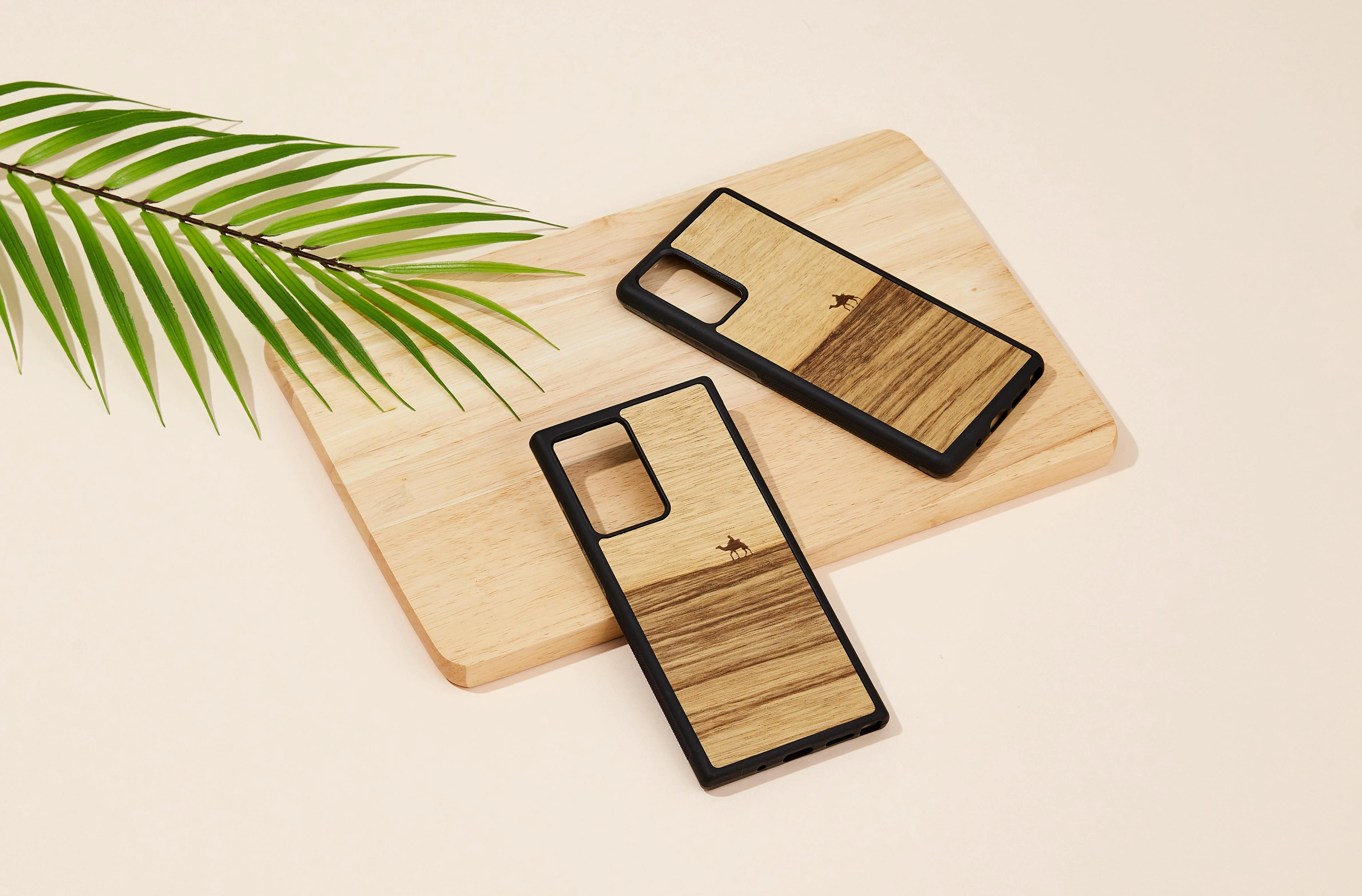 Dėklas MAN&WOOD case for Galaxy Note 20 Ultra terra juodas