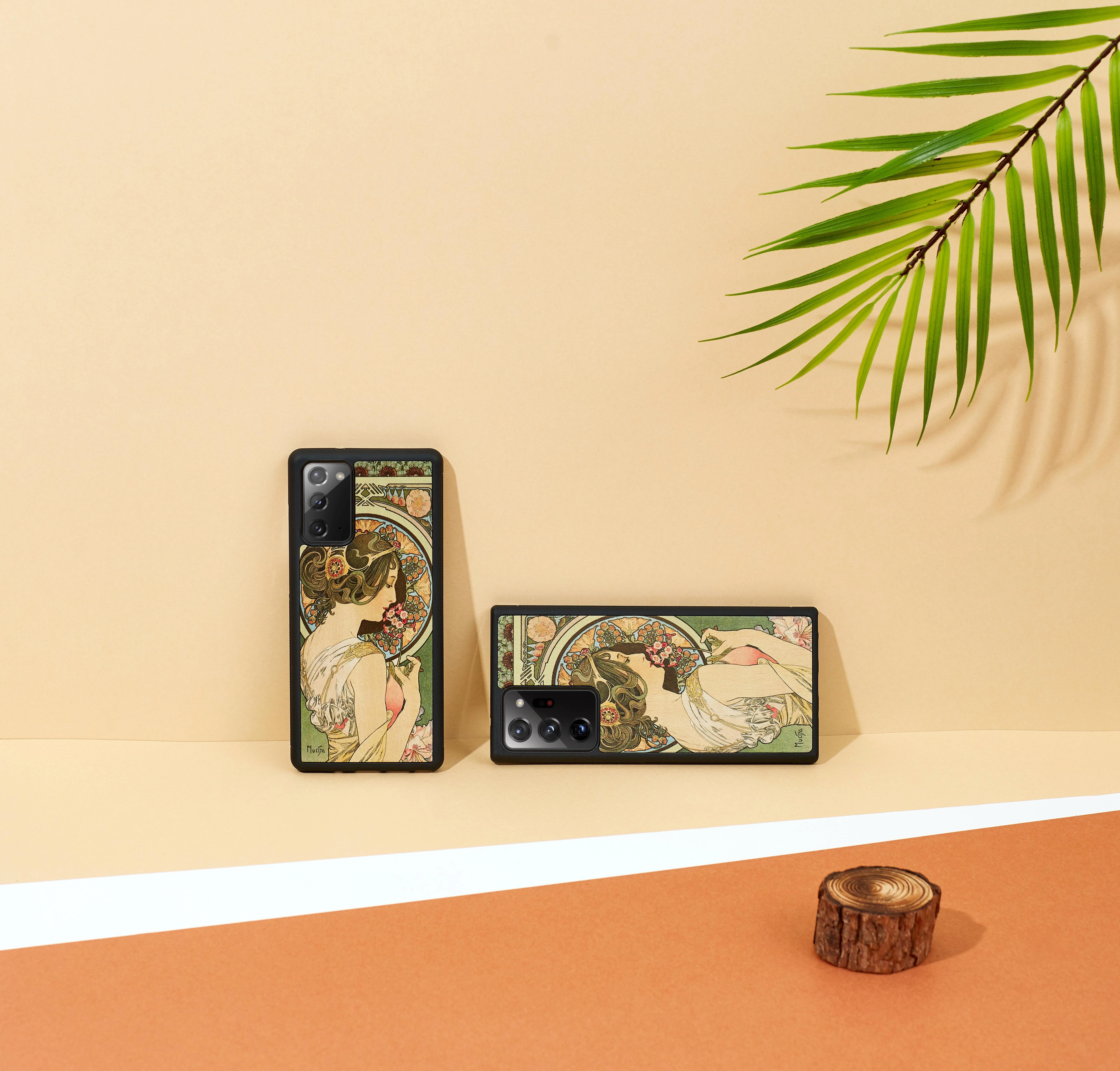 Dėklas MAN&WOOD case for Galaxy Note 20 Ultra primrose juodas