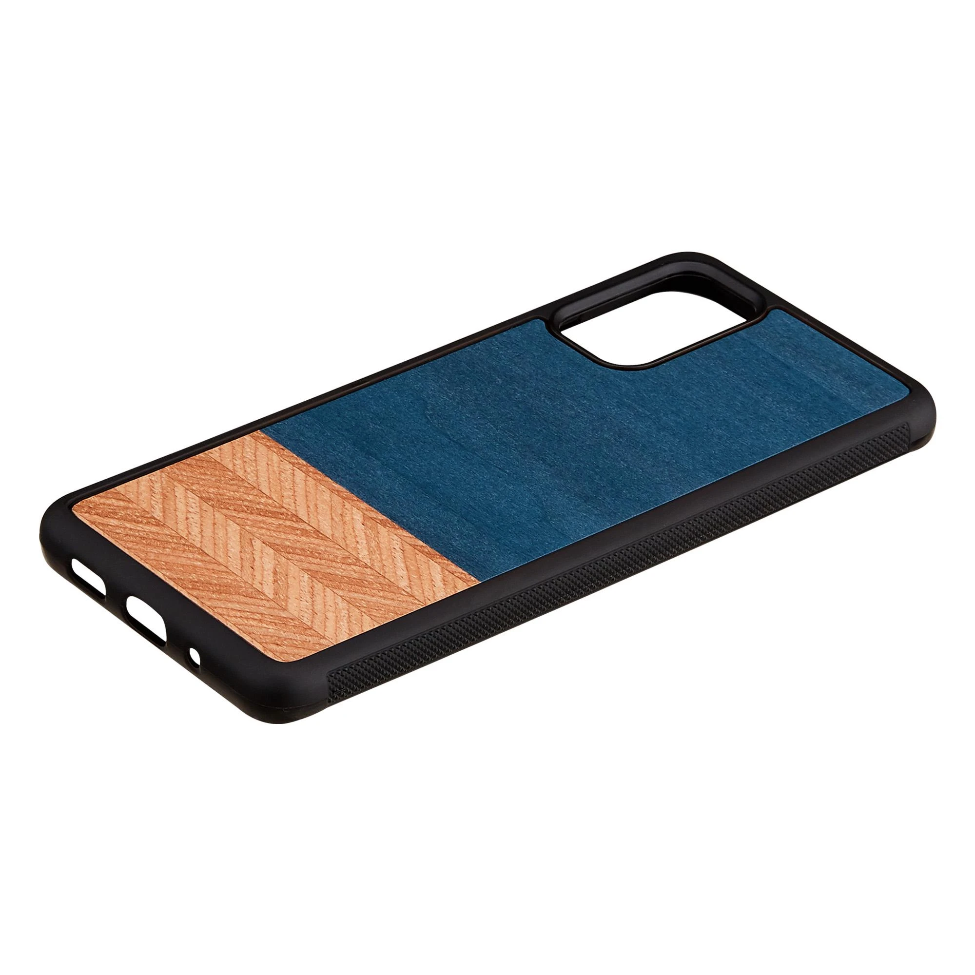 Dėklas MAN&WOOD case for Galaxy S20+ denim juodas