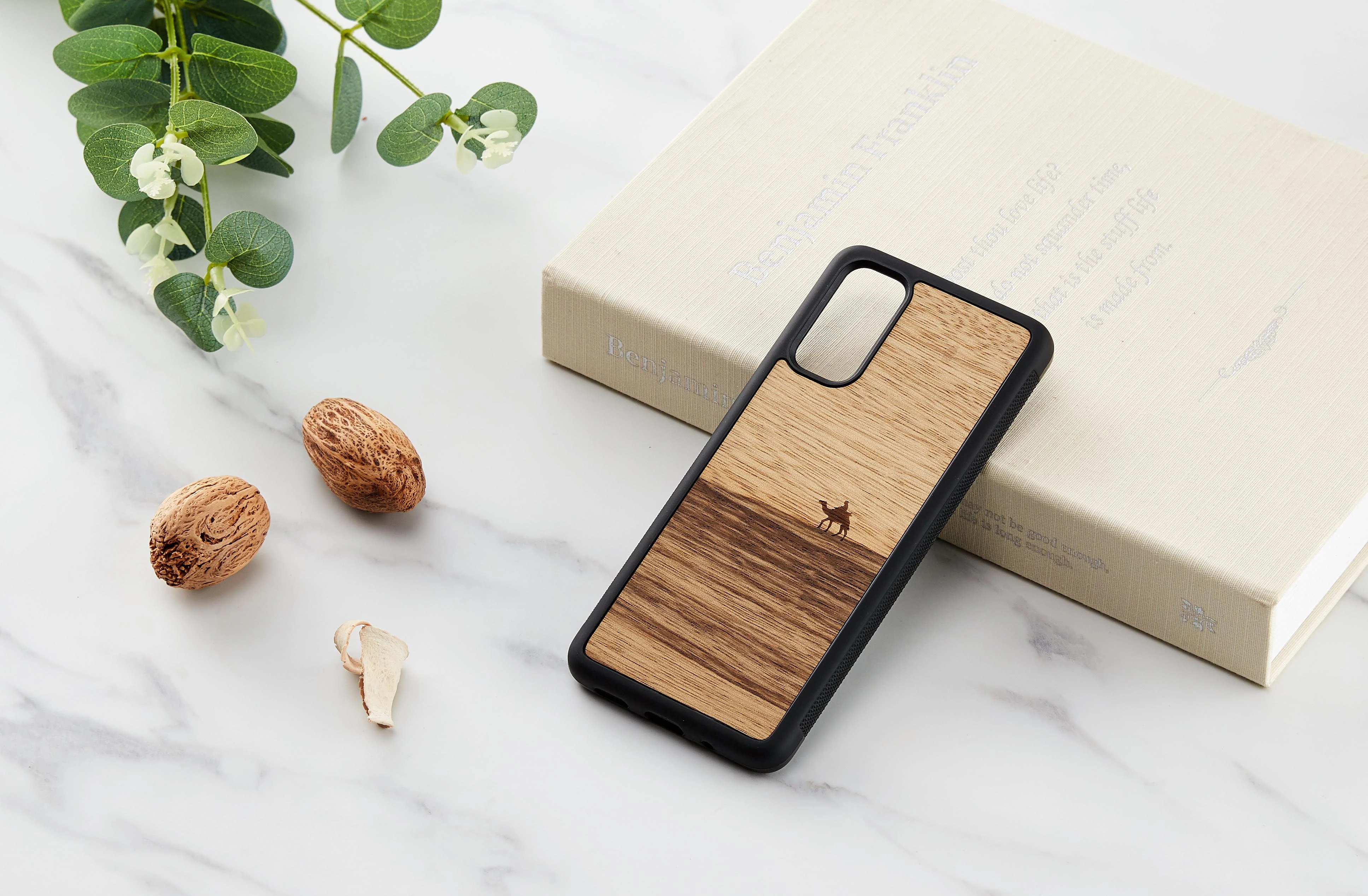 Dėklas MAN&WOOD case for Galaxy S20 terra juodas