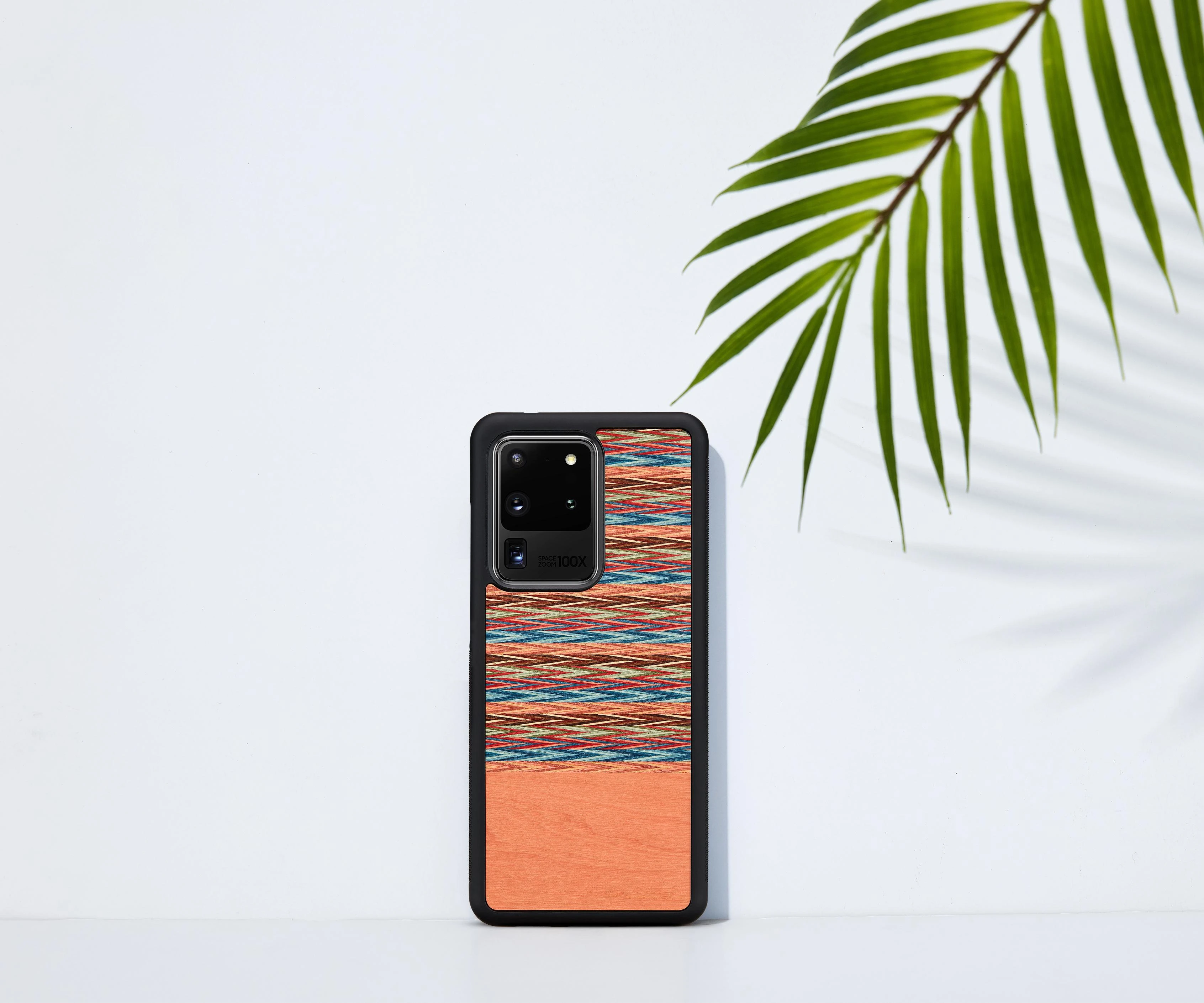 MAN&WOOD dėklas Galaxy S20 Ultra browny check juodas