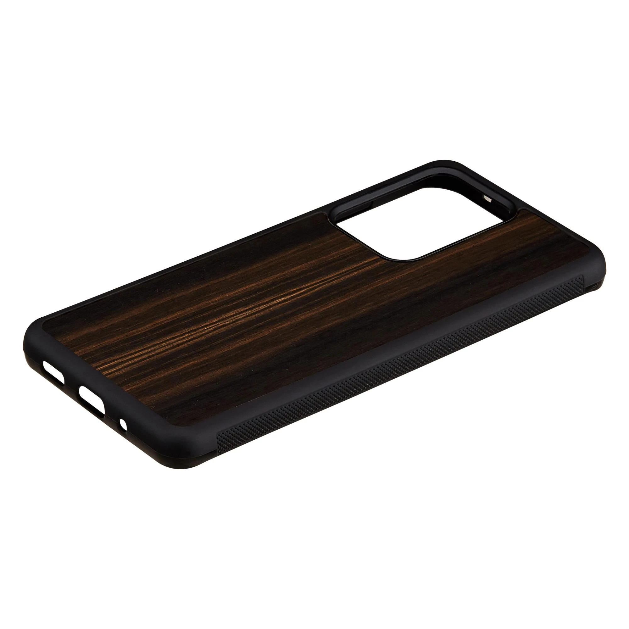 MAN&WOOD dėklas skirtas Galaxy S20 Ultra ebony juodos spalvos