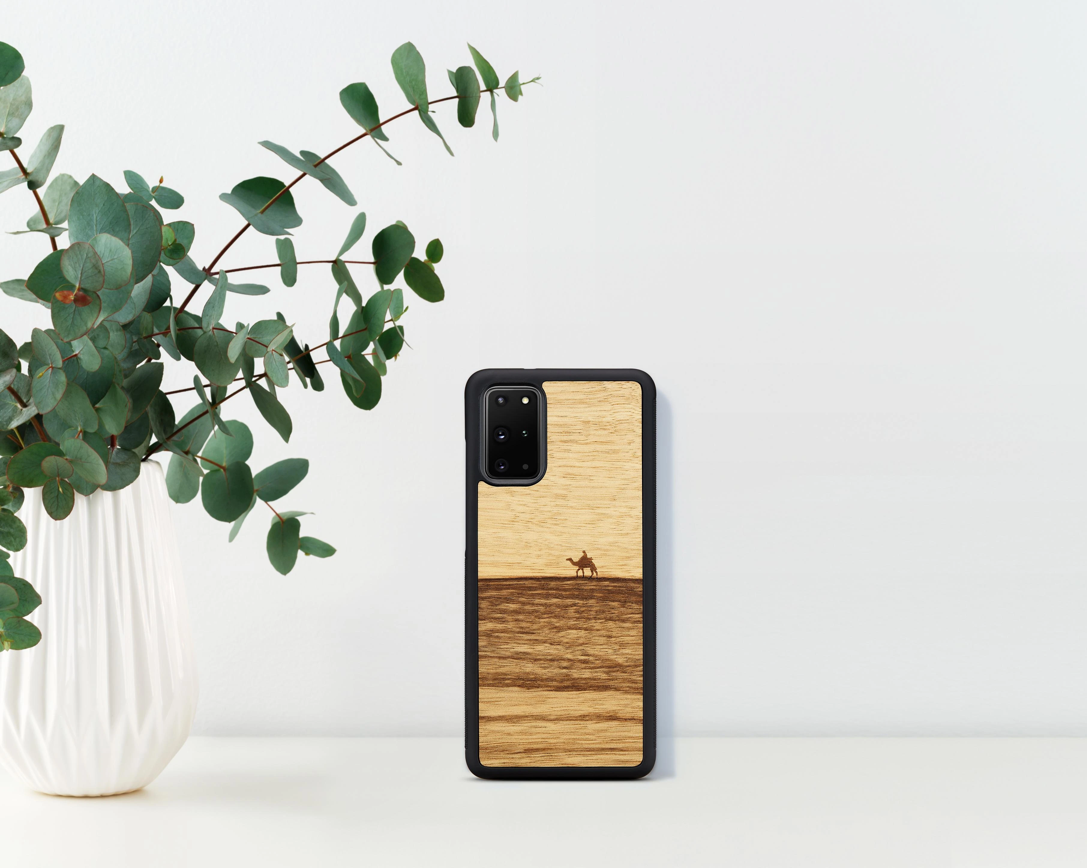 Dėklas MAN&WOOD case for Galaxy S20+ terra juodas