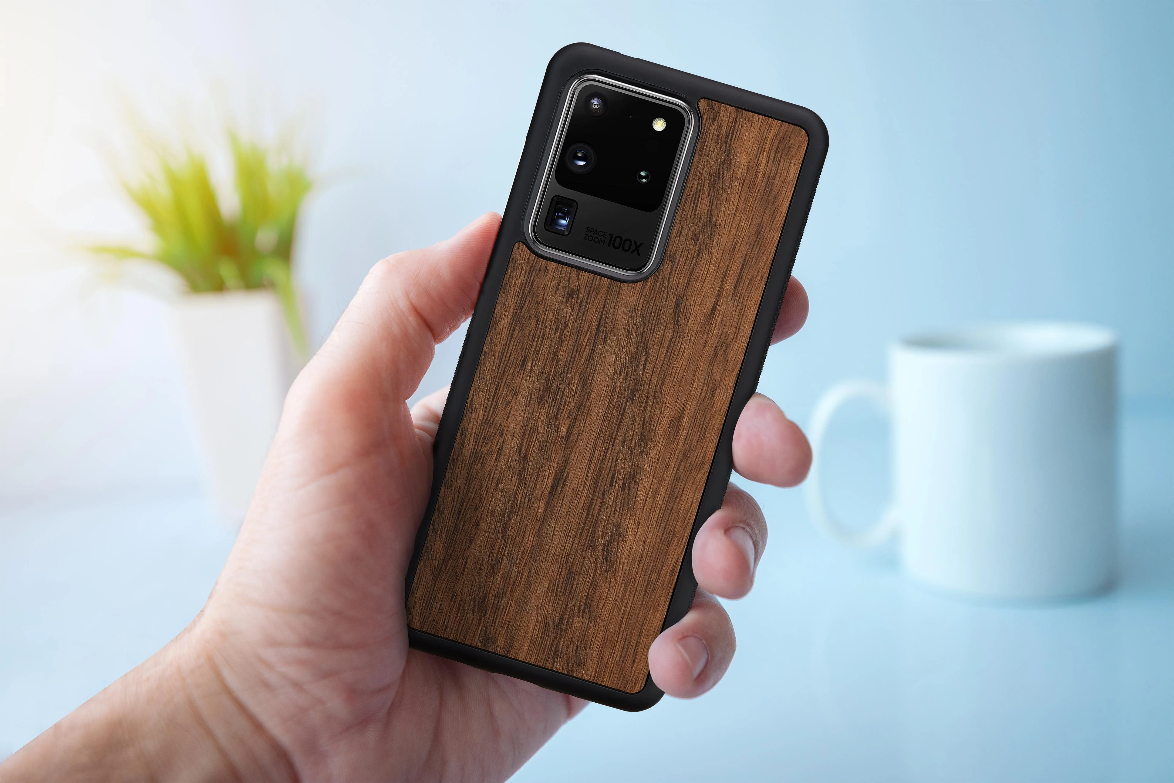Dėklas MAN&WOOD case for Galaxy S20 Ultra koala juodas