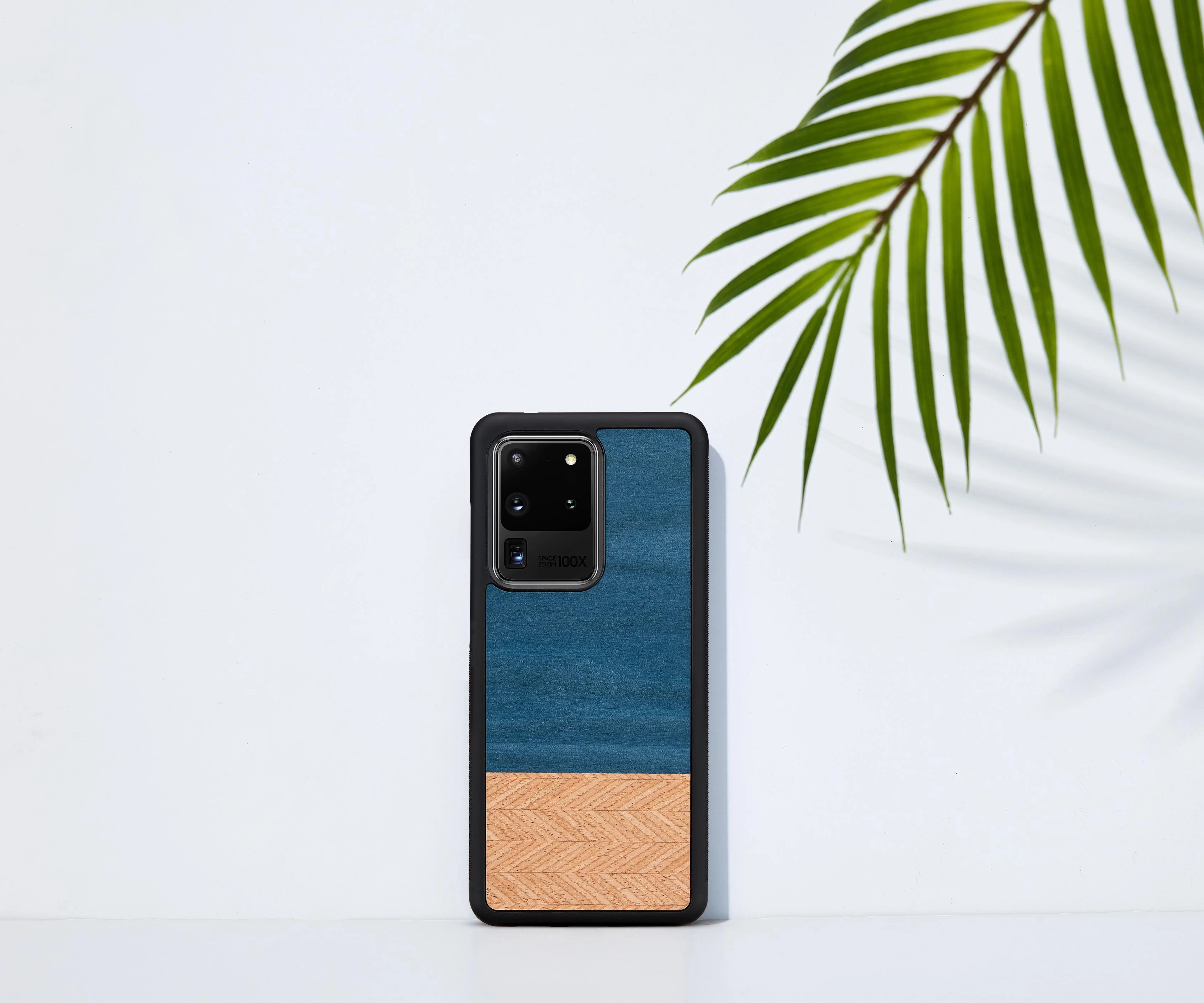 Dėklas MAN&WOOD case for Galaxy S20 Ultra denim juodas
