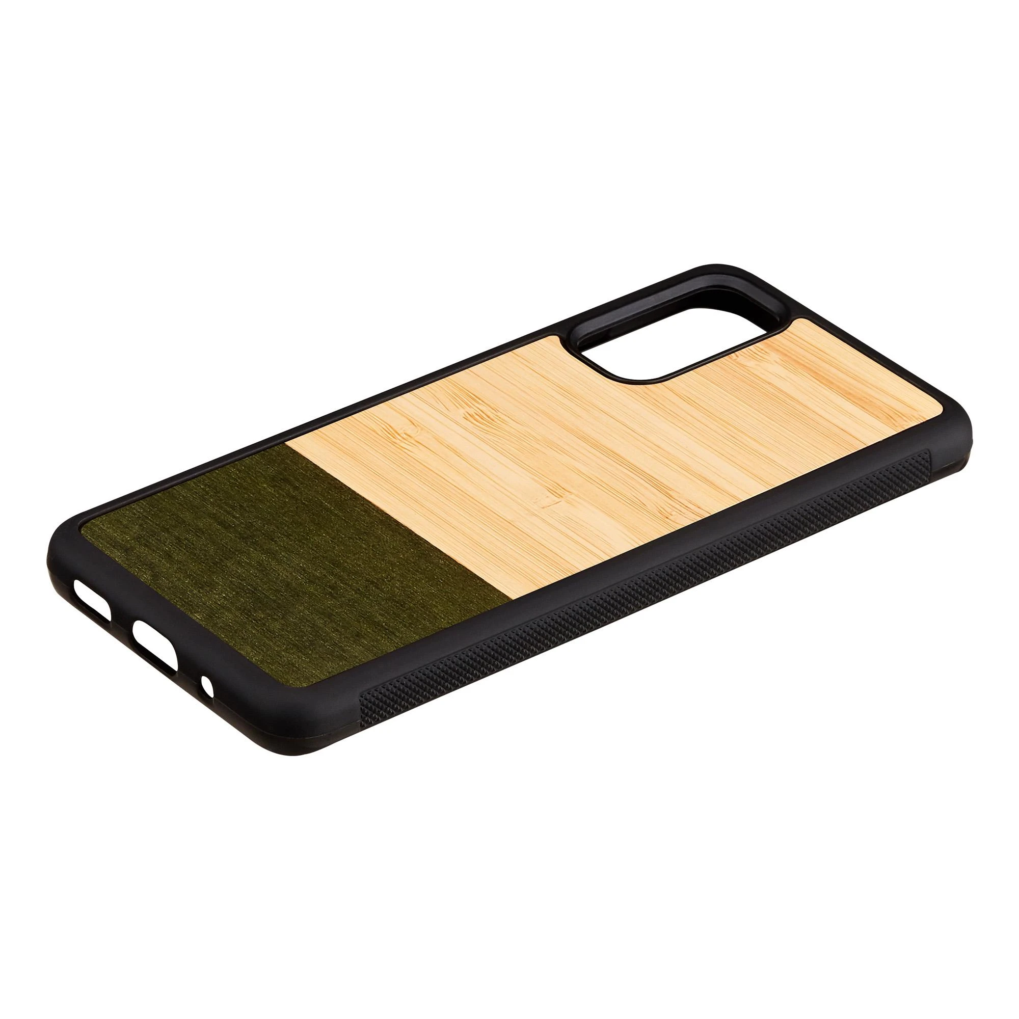MAN&WOOD dėklas skirtas Galaxy S20 bamboo skirtasest juodos spalvos