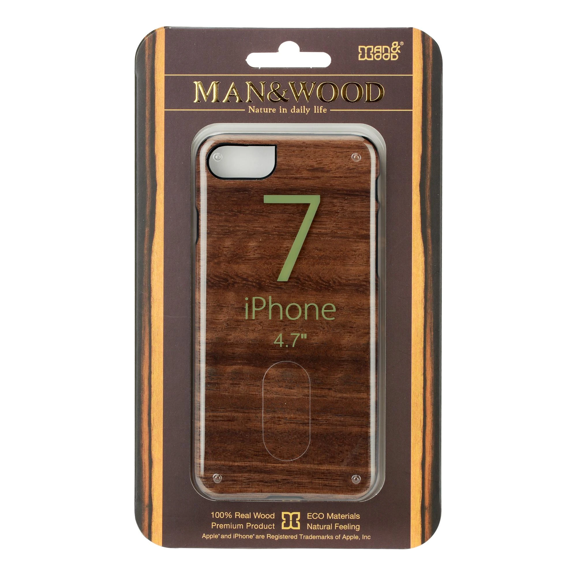 Dėklas MAN&WOOD case for iPhone 7/8 koala juodas