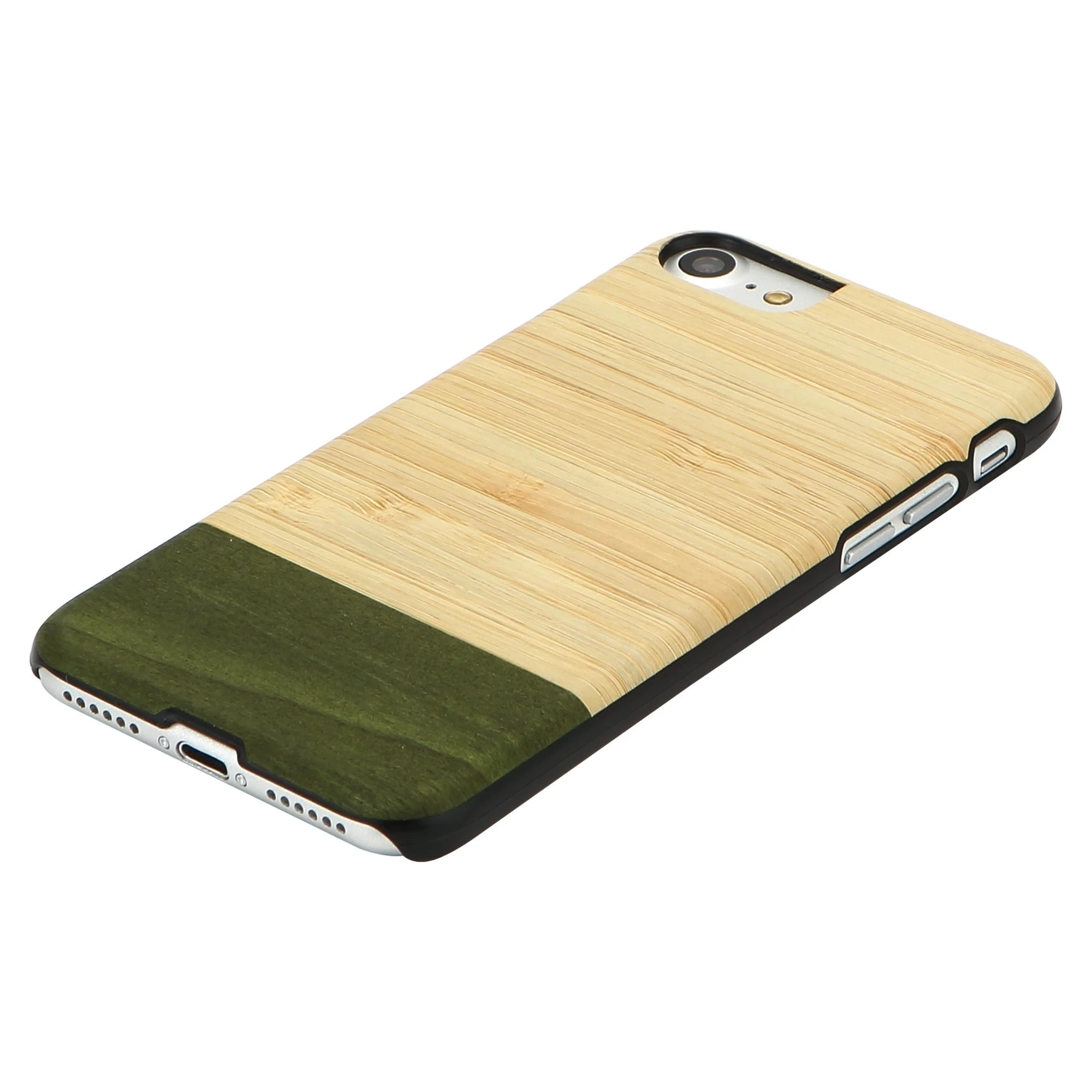 MAN&WOOD dėklas skirtas Apple iPhone 7/8 bamboo skirtasest juodos spalvos