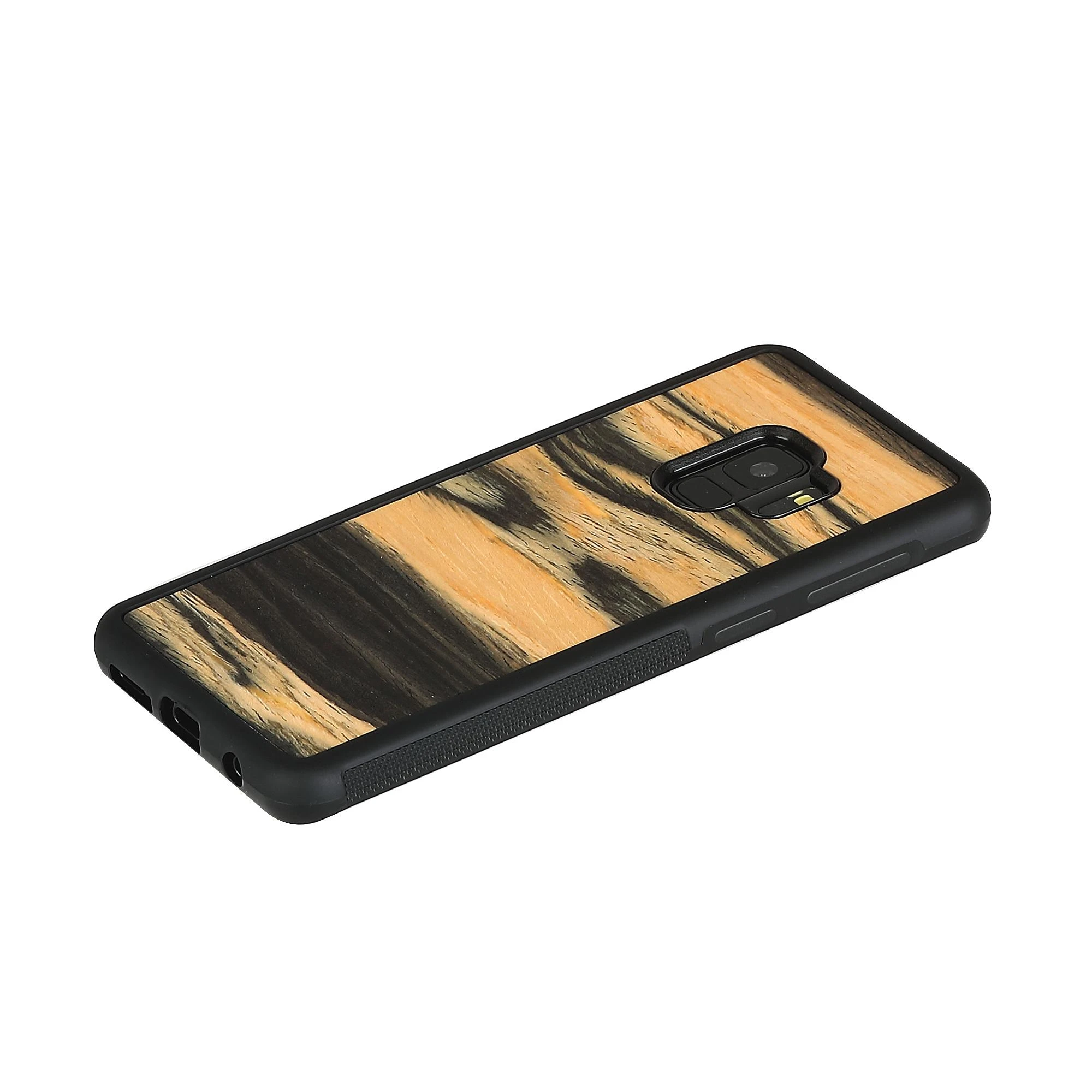 Dėklas MAN&WOOD SmartPhone case Galaxy S9 baltas ebony juodas