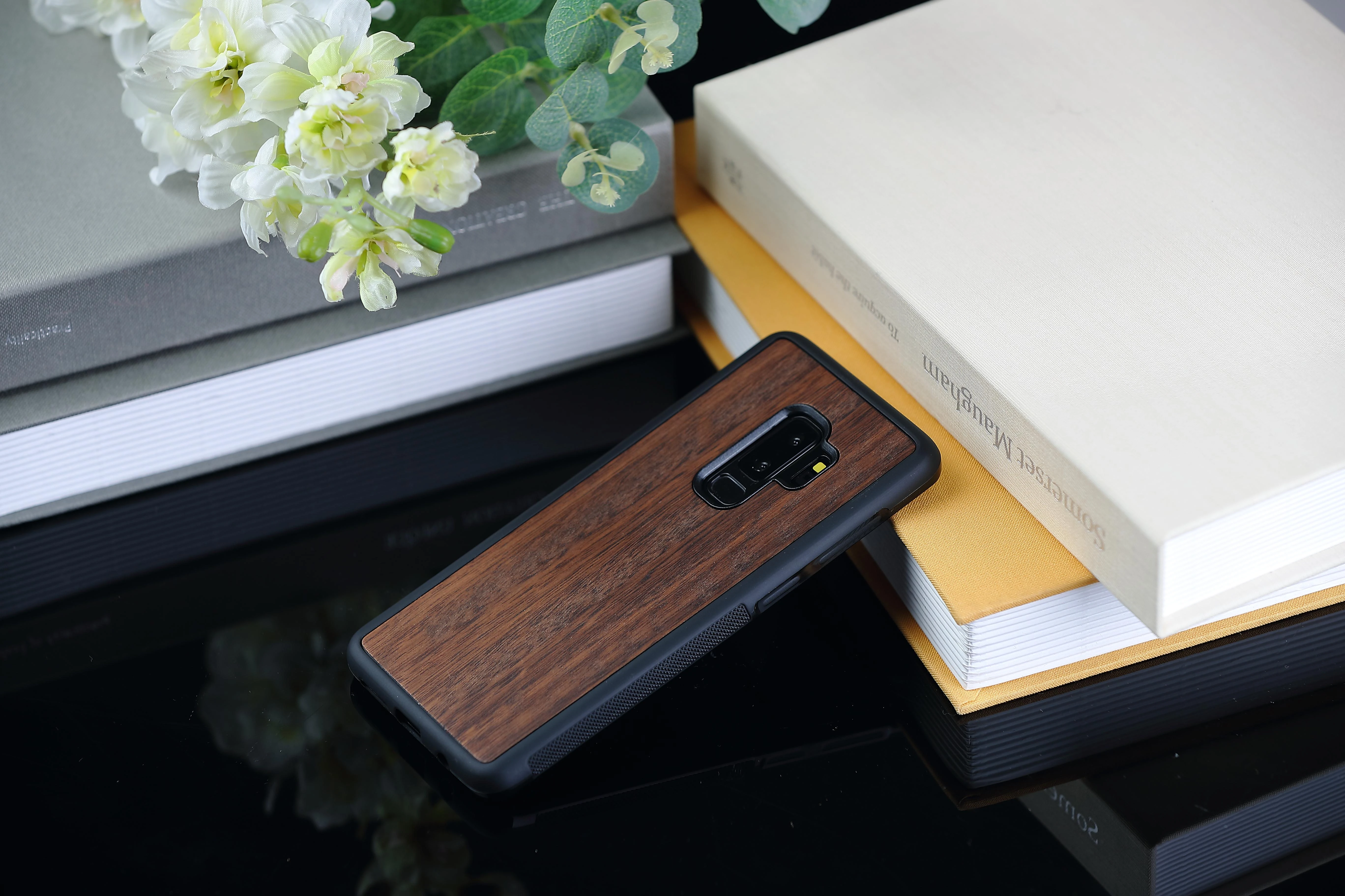 MAN&WOOD SmartPhone dėklas Galaxy S9 Plus koala juodos spalvos