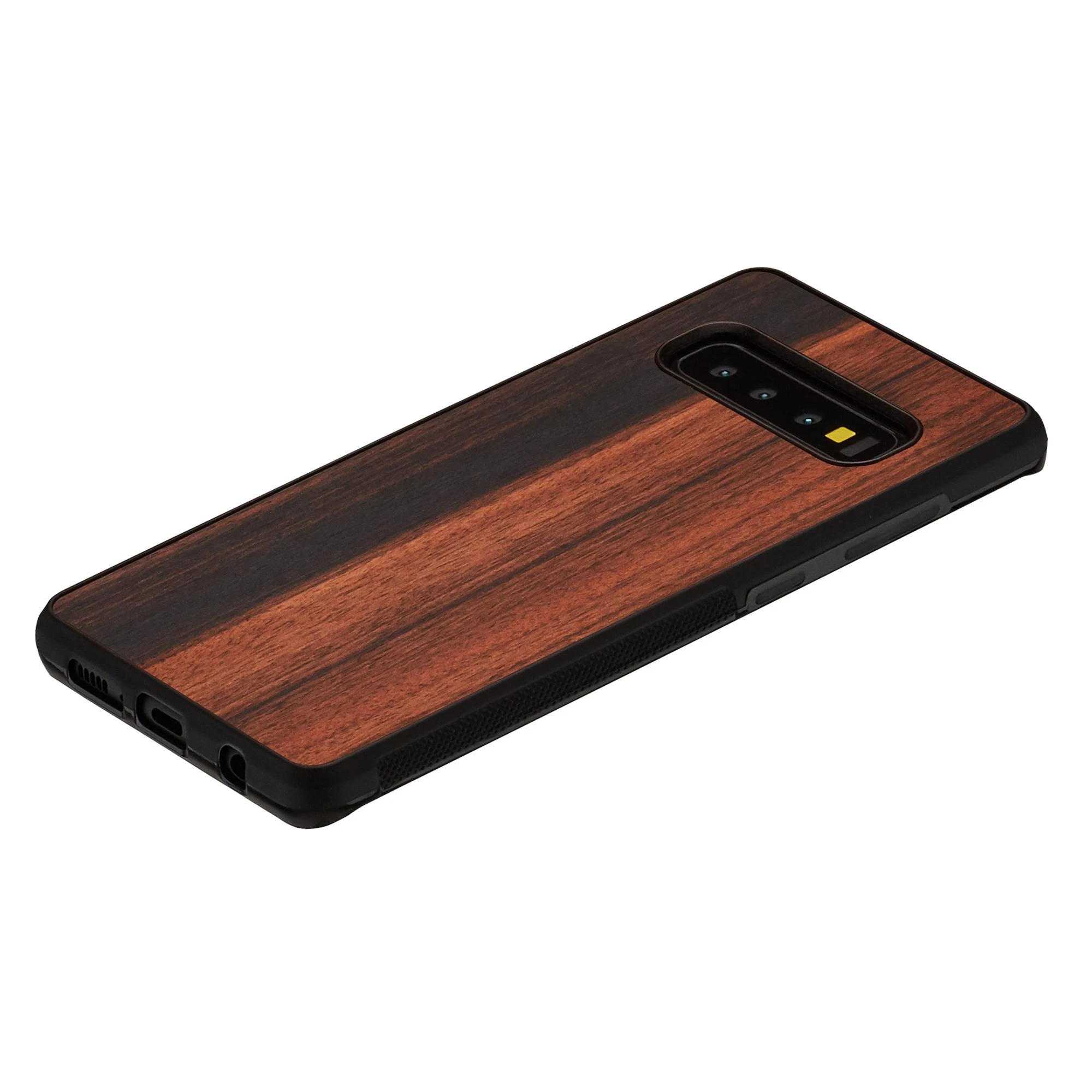 MAN&WOOD SmartPhone dėklas Galaxy S10 ebony juodos spalvos