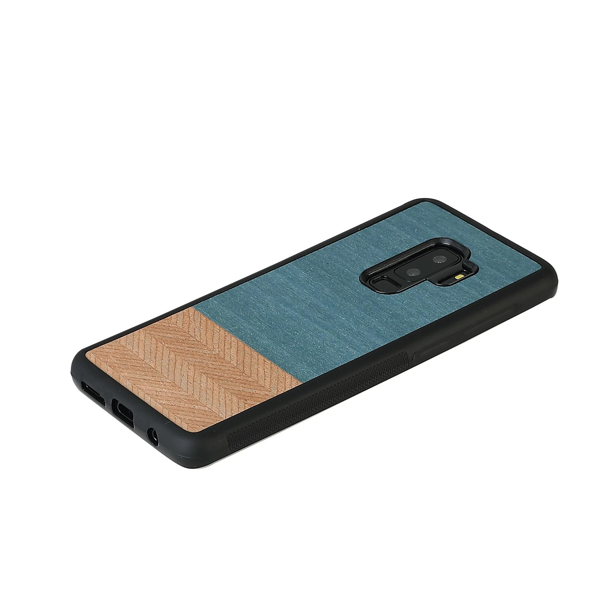Dėklas MAN&WOOD SmartPhone case Galaxy S9 Plus denim juodas