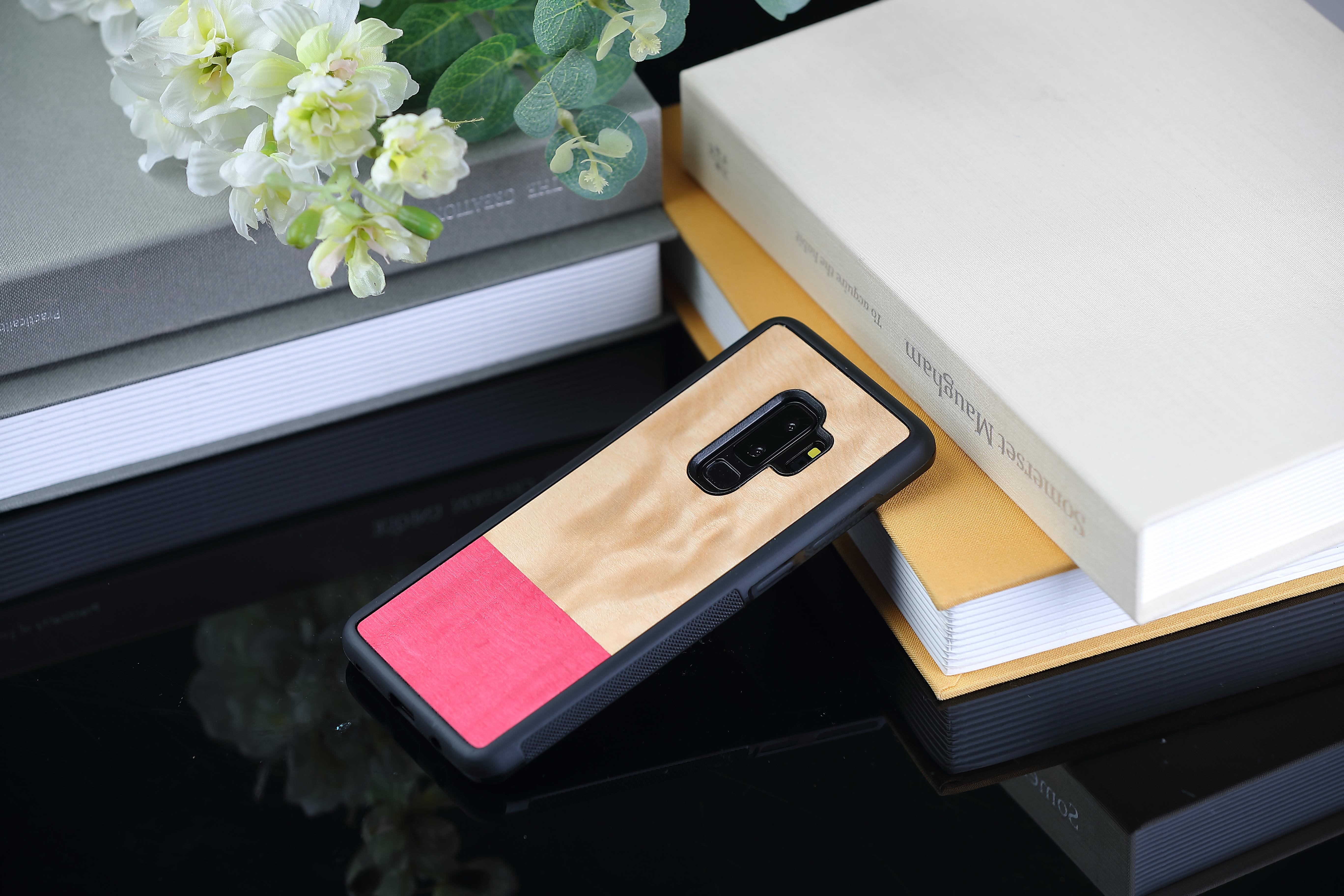 Dėklas MAN & WOOD MAN&WOOD SmartPhone case Galaxy S9 Plus miss match juodas