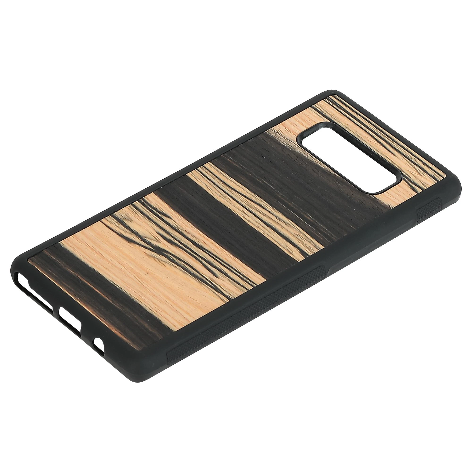 MAN&WOOD išmaniojo telefono dėklas „Galaxy Note 8“ baltas, juodmedis