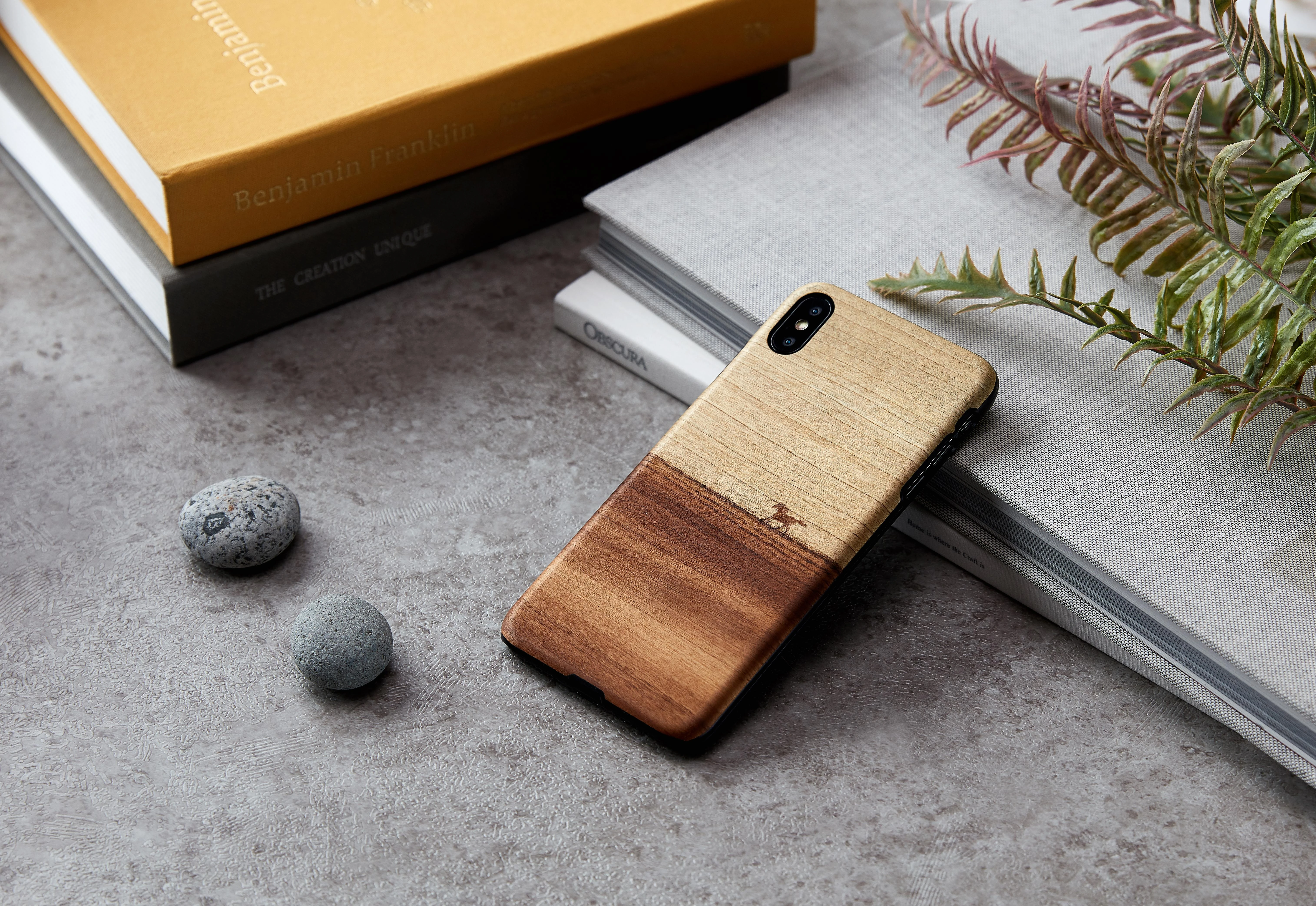 MAN Juodas telefono dėklas iPhone XS Max