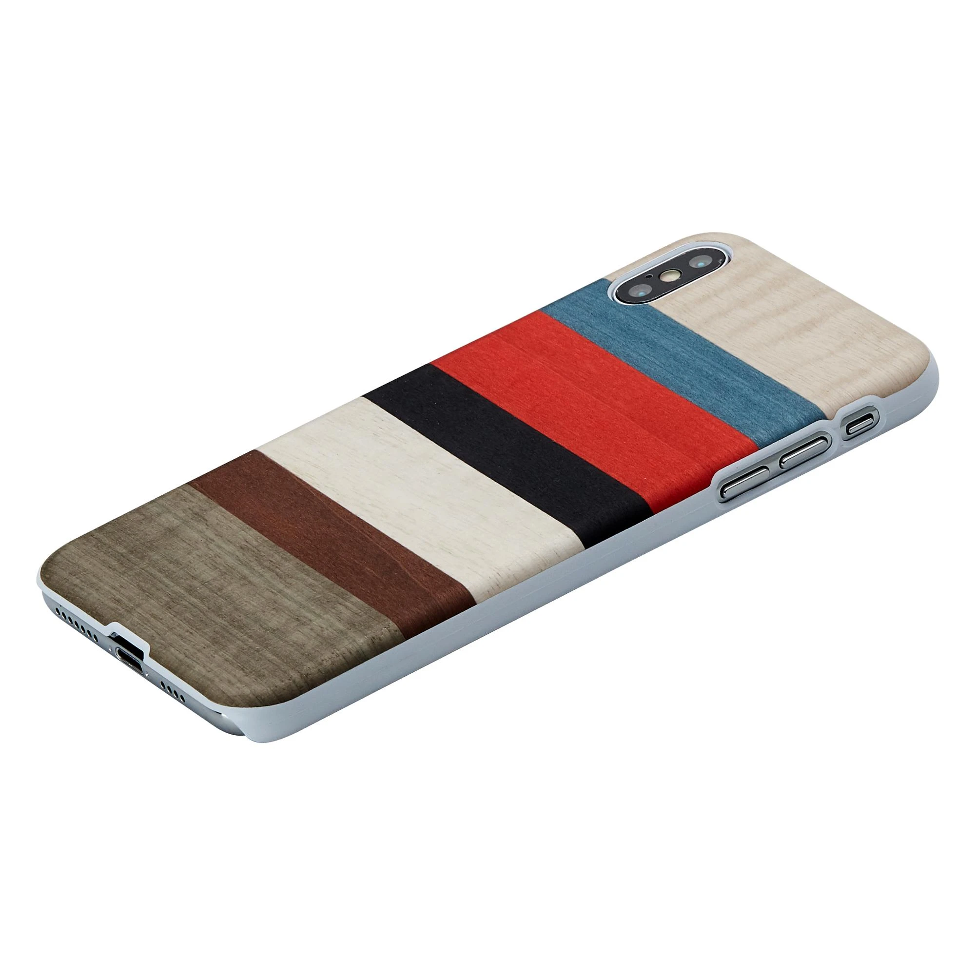 MAN&WOOD telefono dėklas iPhone X/XS, Corallina Baltas