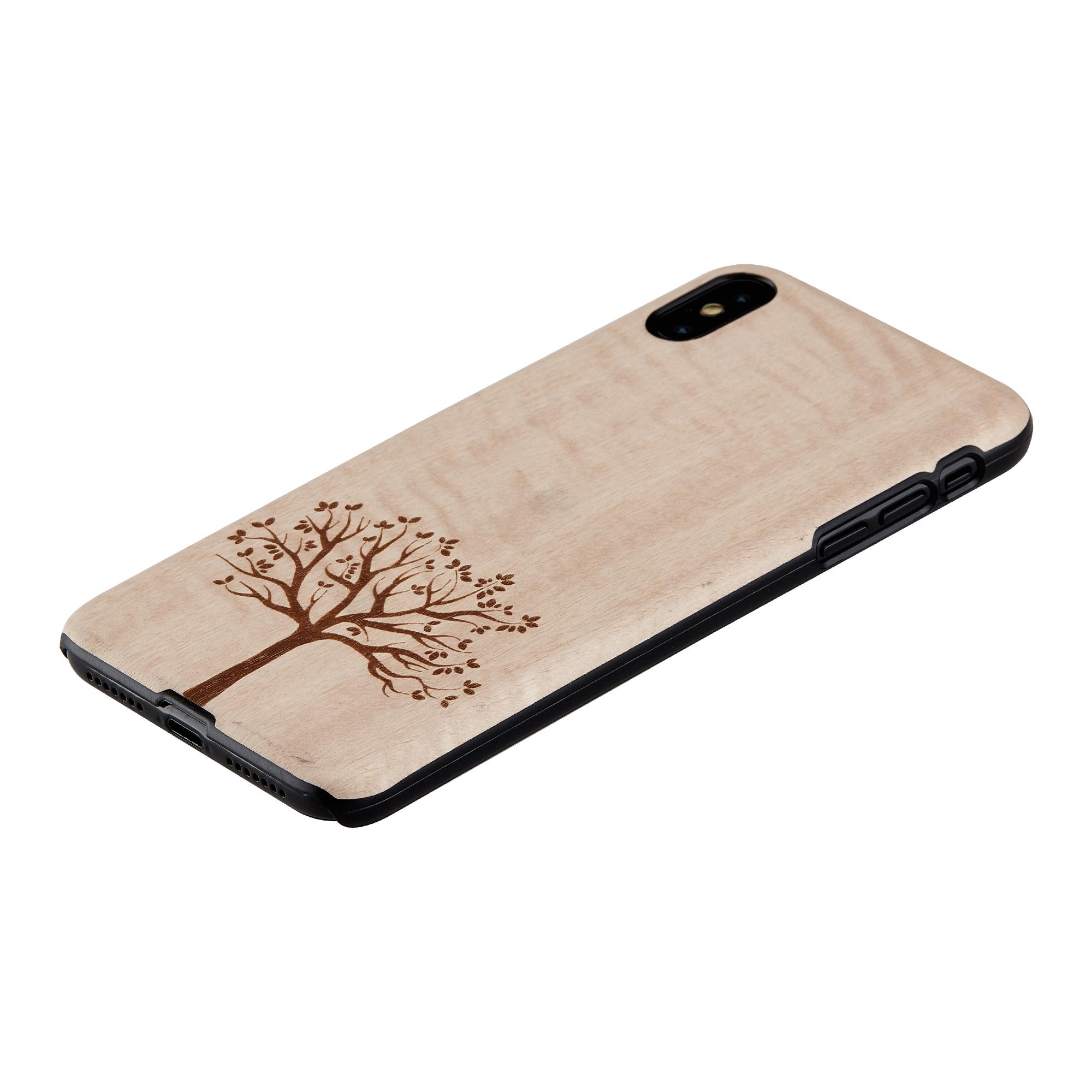 MAN Juodas telefono dėklas iPhone XS Max