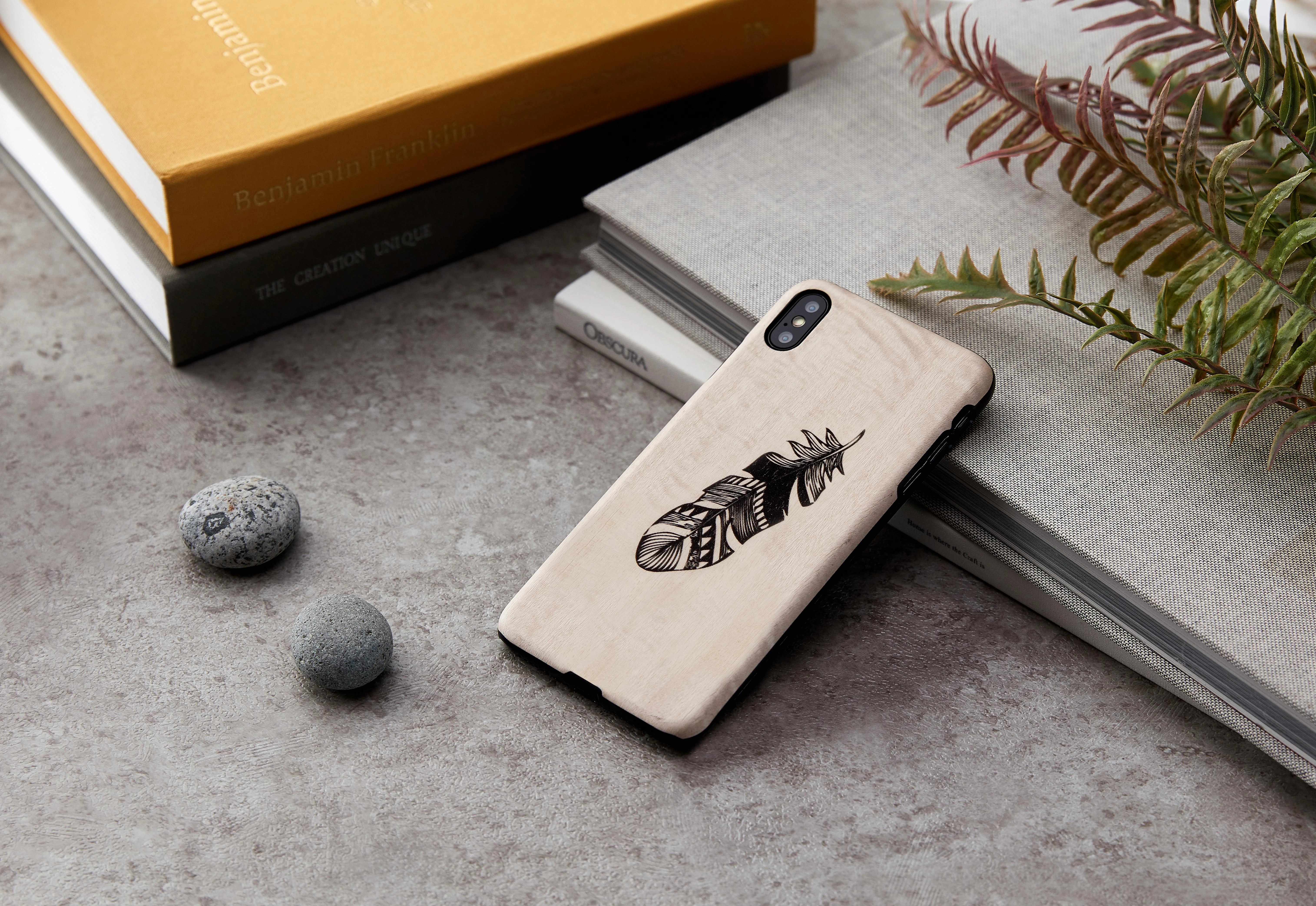 MAN Juodas telefono dėklas iPhone XS Max