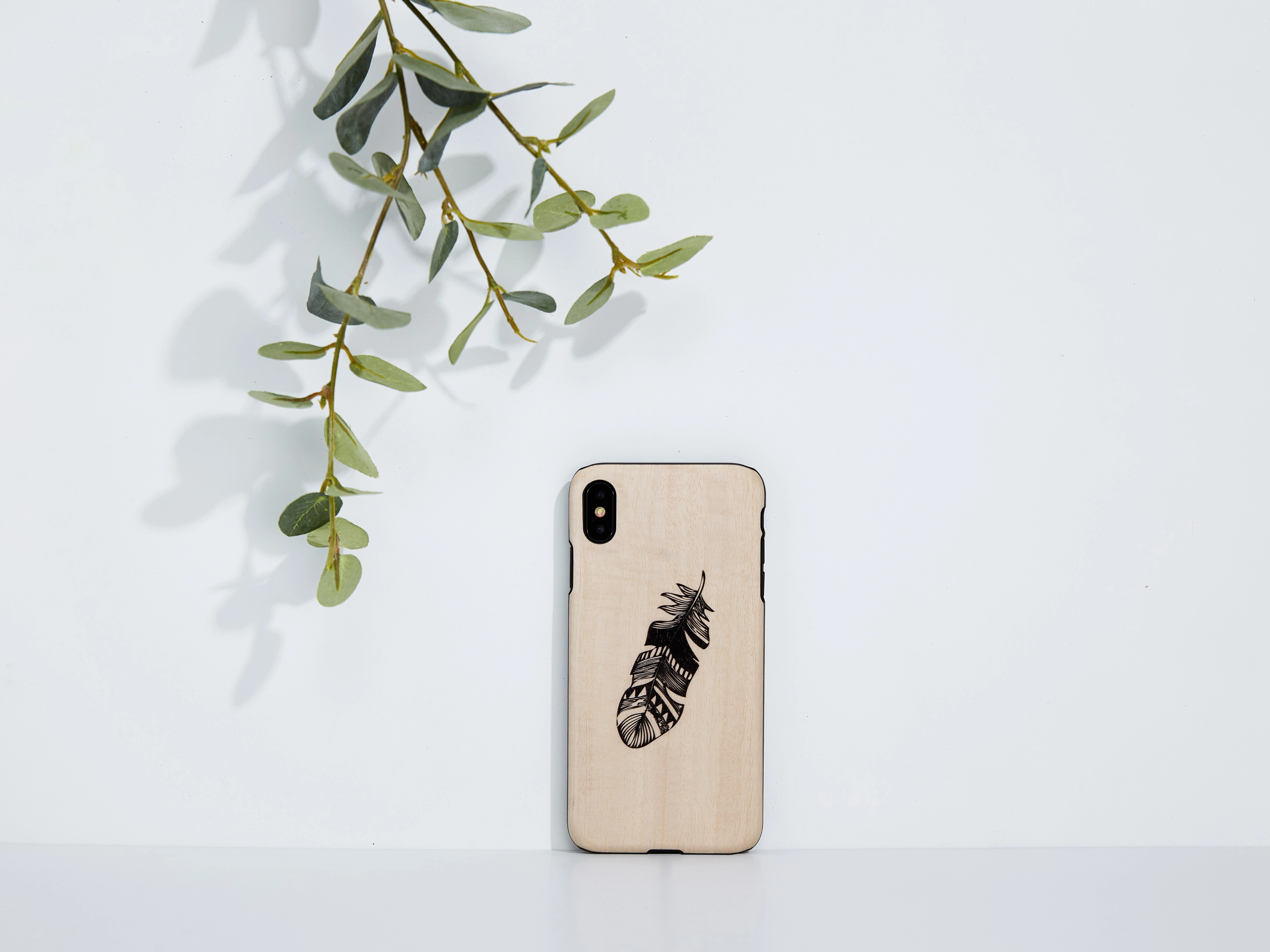 MAN Juodas telefono dėklas iPhone XS Max