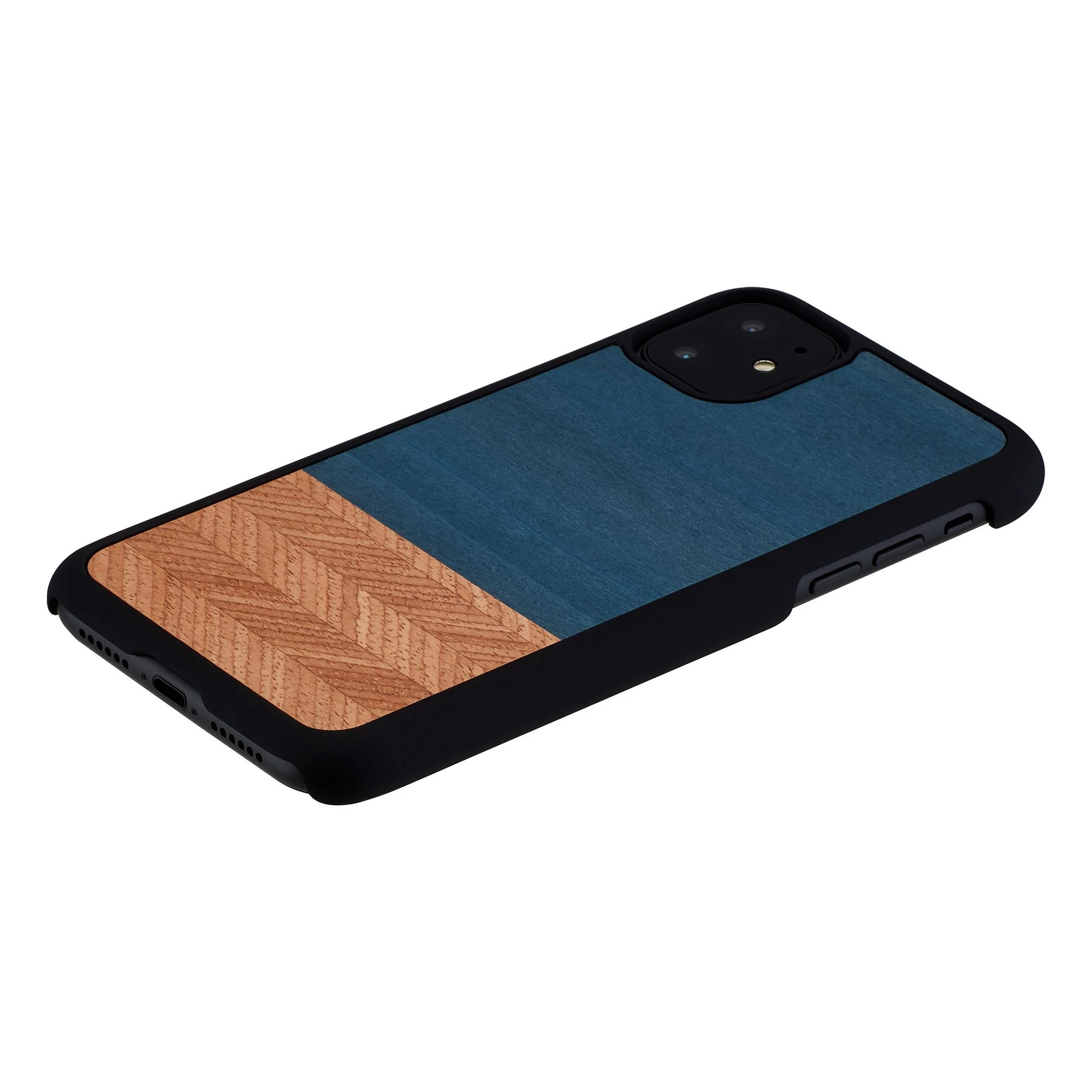 MAN Telefono dėklas iPhone 11, juodas džinsinis