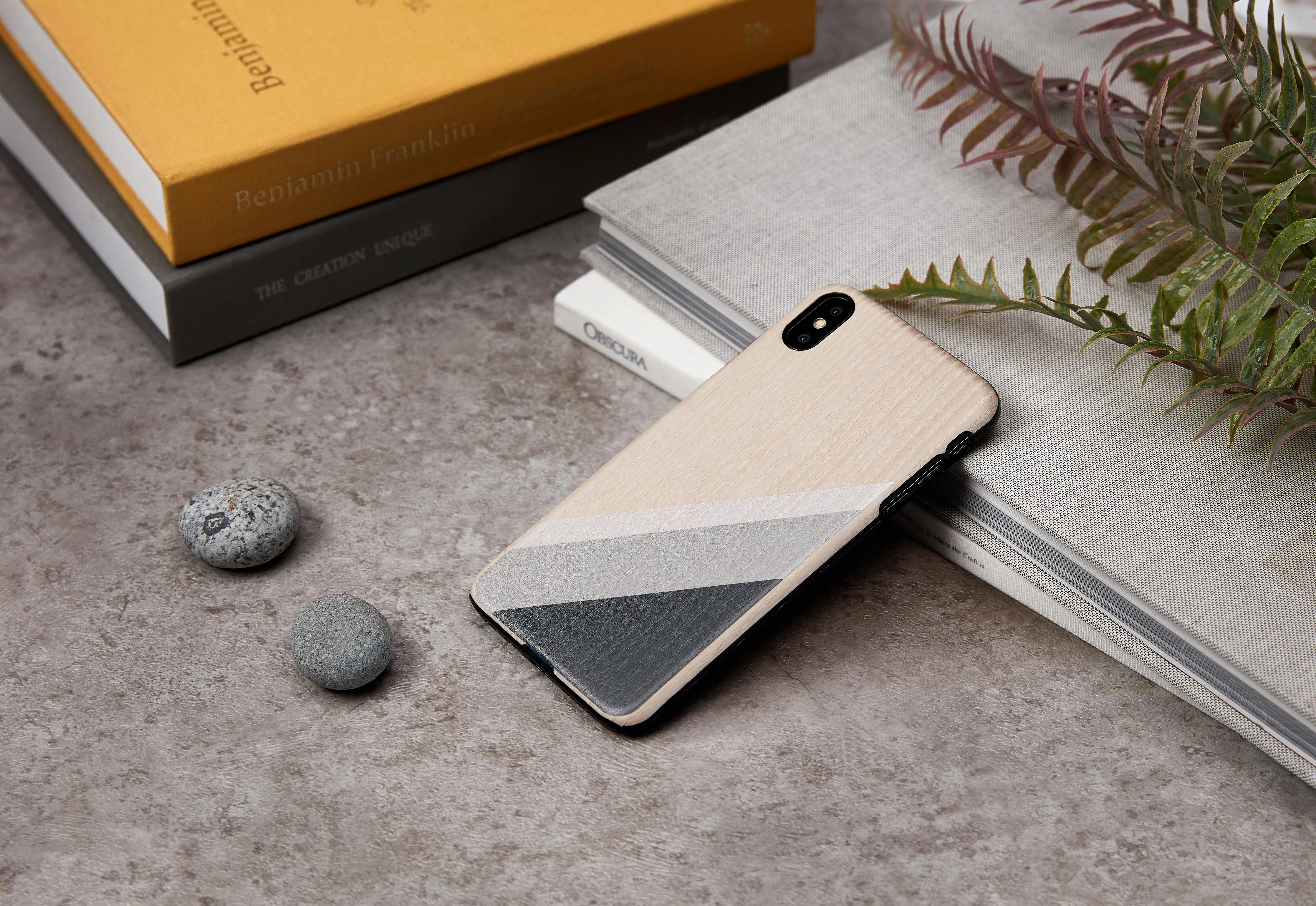 MAN Pilkas telefono dėklas iPhone XS Max