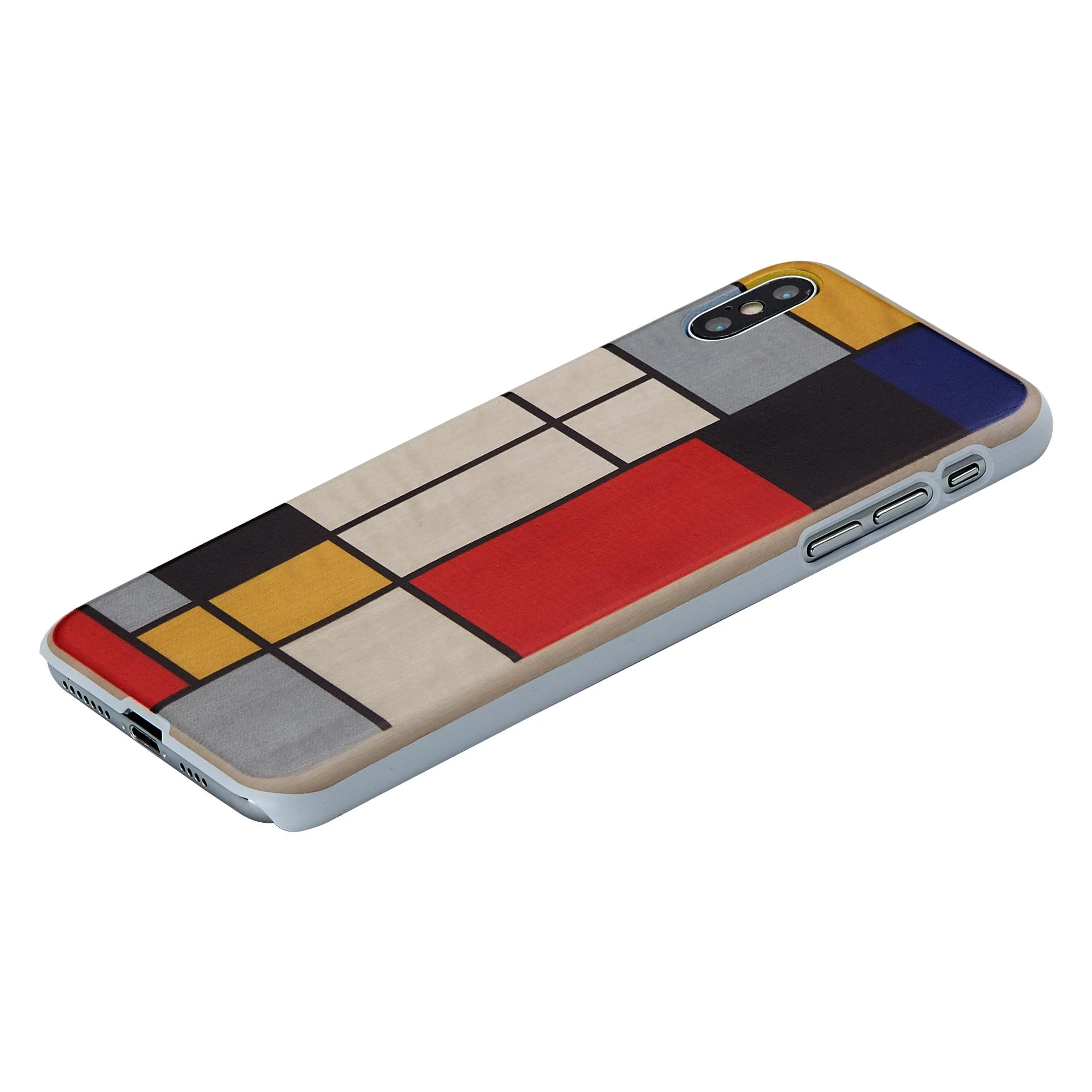 Balta telefono dėklas MAN&WOOD iPhone X/XS