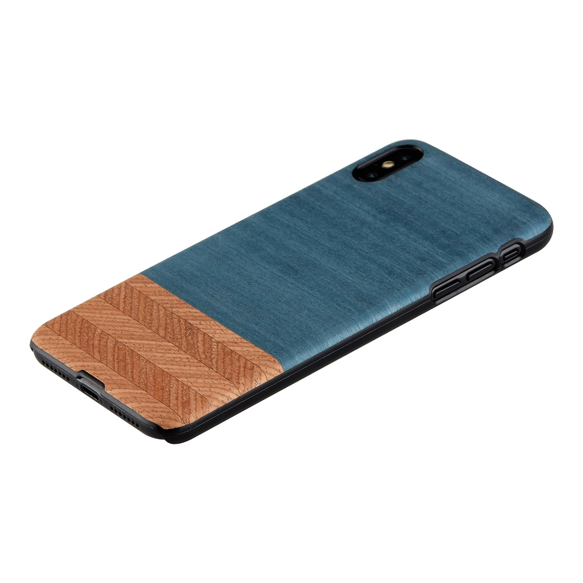 MAN Telefono dėklas iPhone XS Max, juodas džinsinis