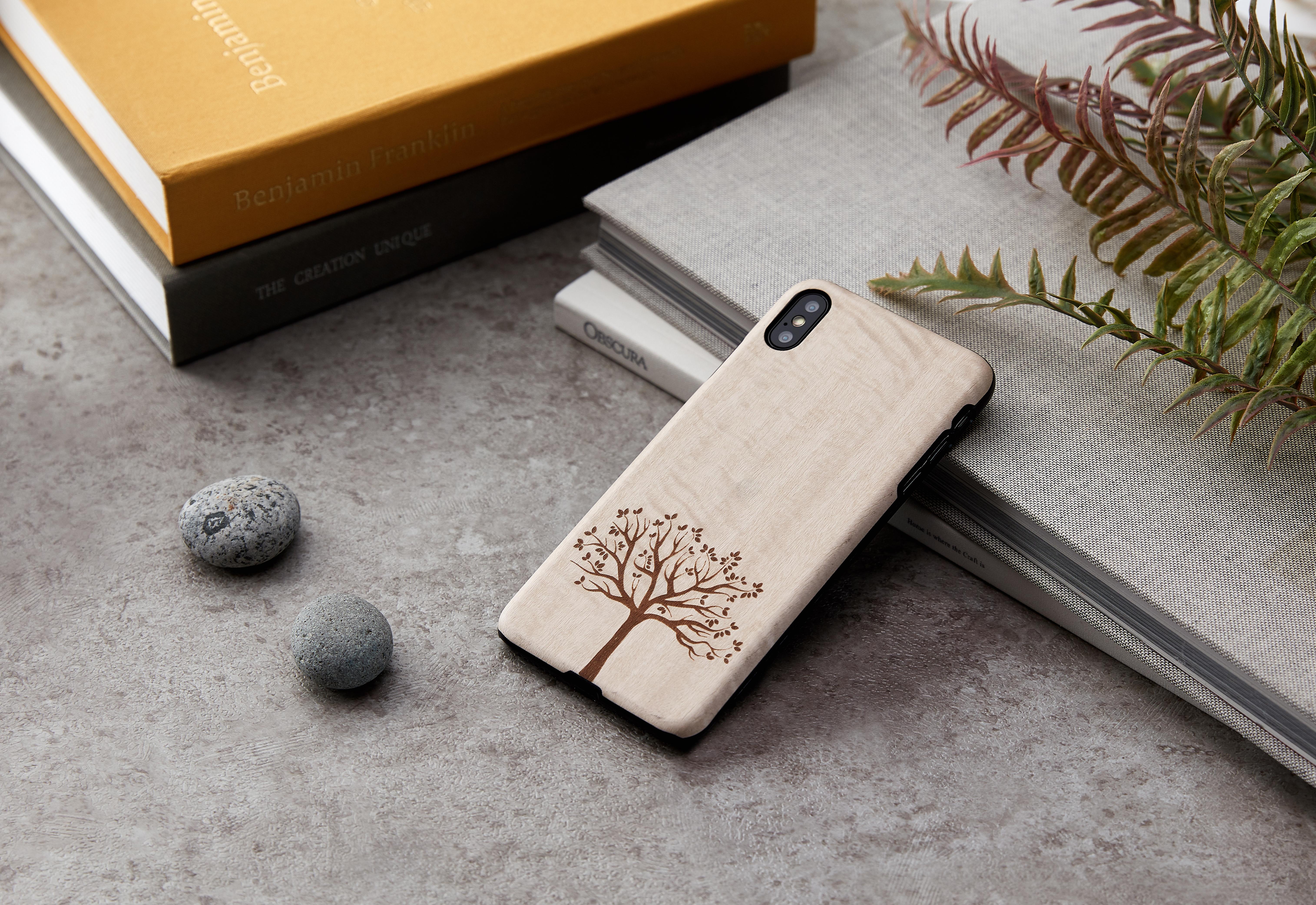 MAN Juodas telefono dėklas iPhone X/XS