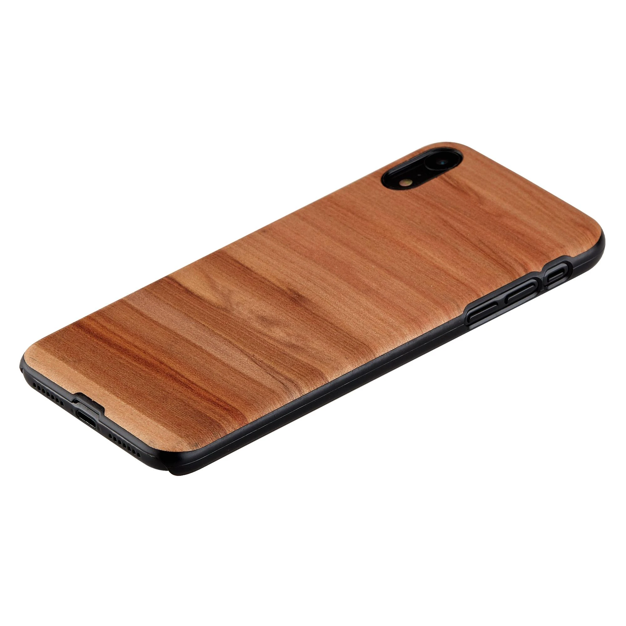 Telefono dėklas MAN&WOOD iPhone XR, cappuccino juodas